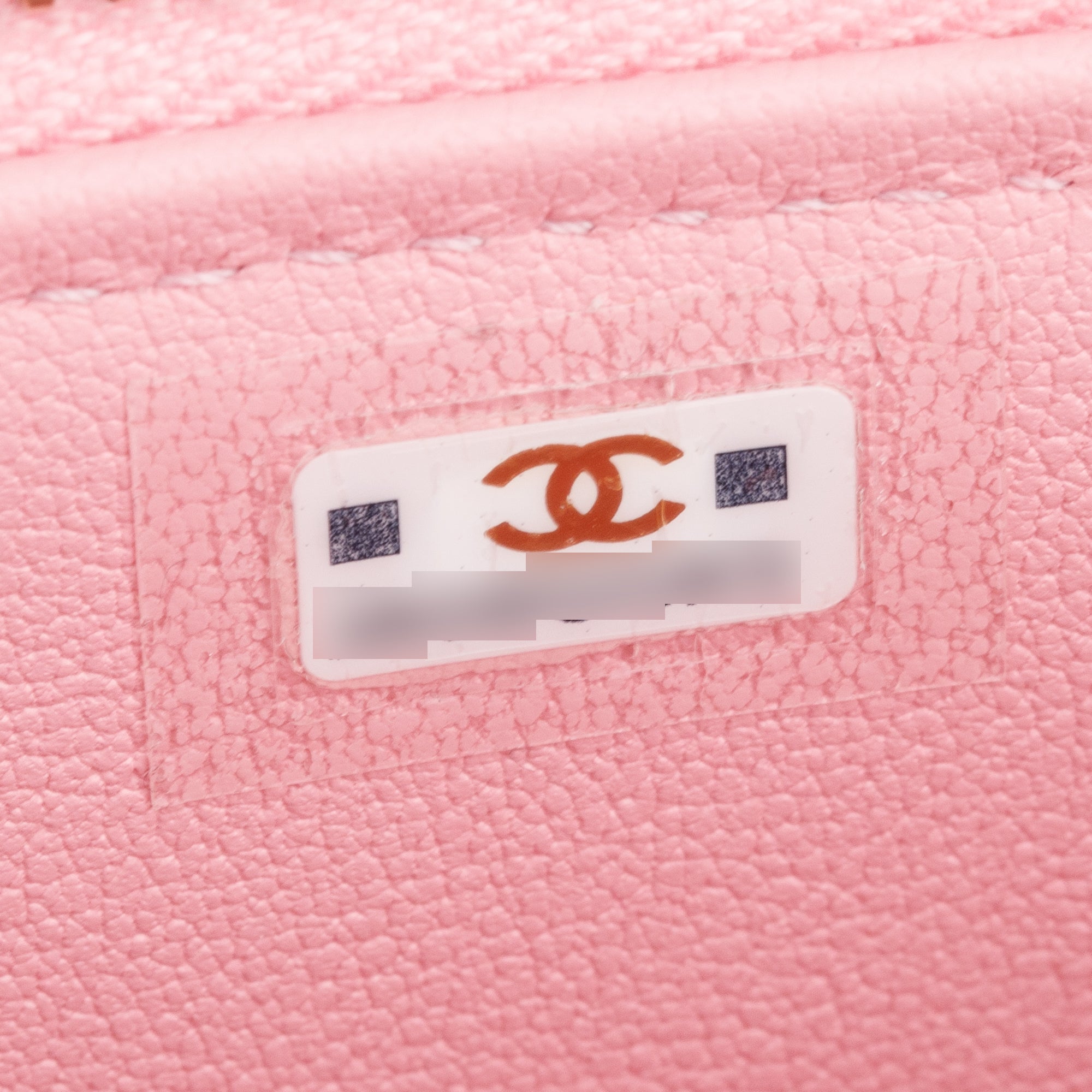 Chanel 2023 Pink Quilted Lambskin Leather Small Pick Me Up Vanity Case w/ Box & Receipt