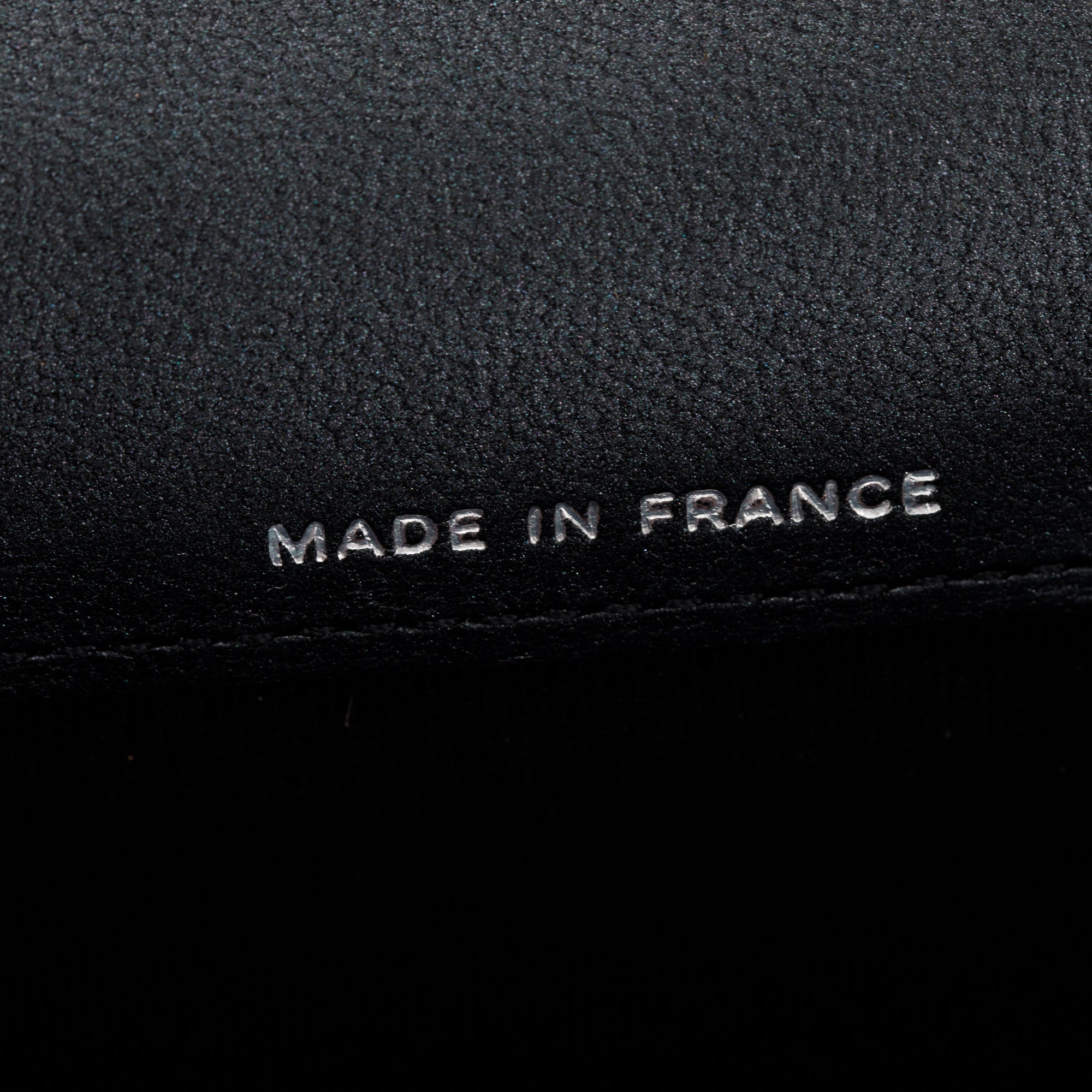 Chanel 2023 So Black Lambskin Leather Classic Flap Card Holder w/ Box & Receipt