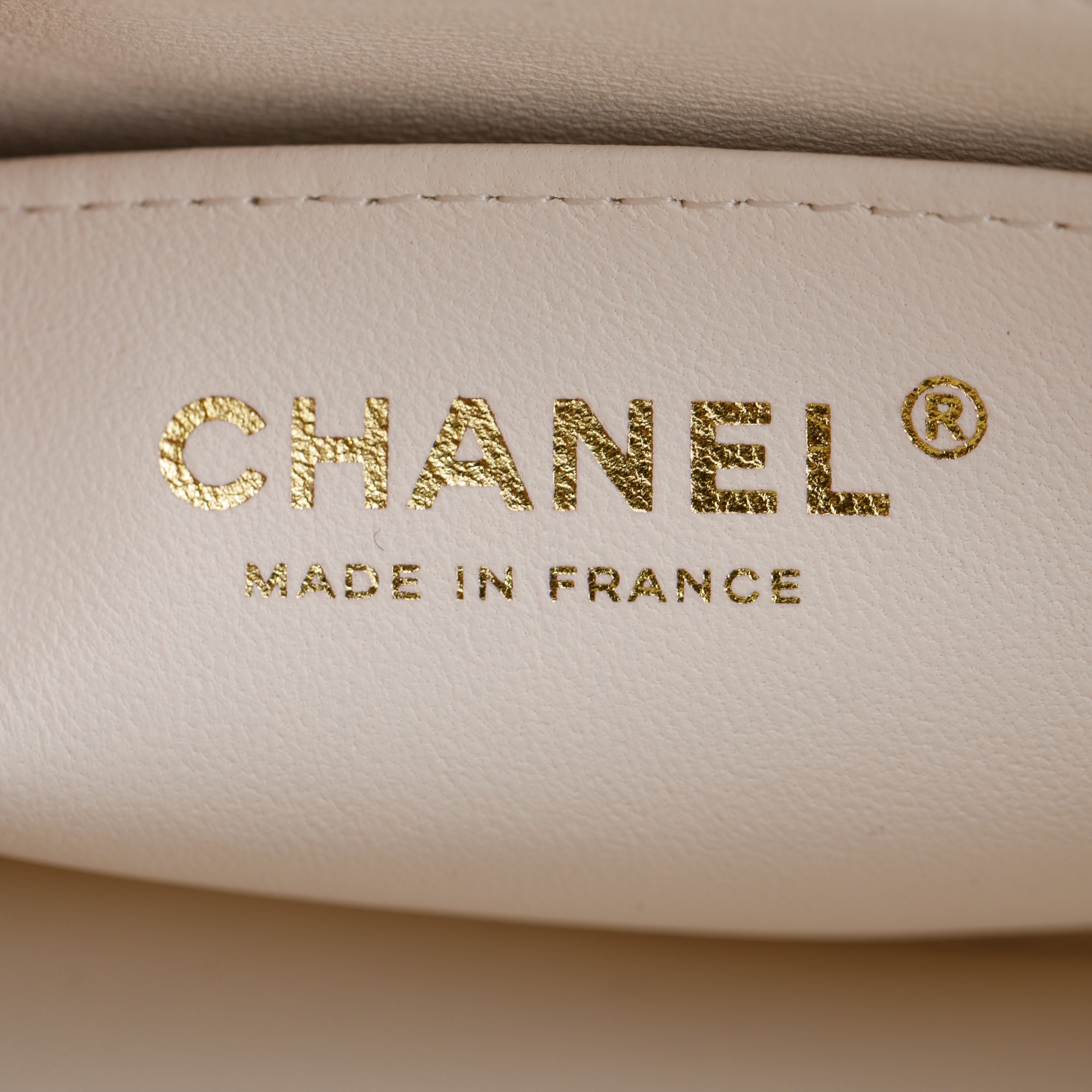 Chanel 2023 White Square Quilted Lambskin Resin Crystal Monacoco Mini Square Flap Bag