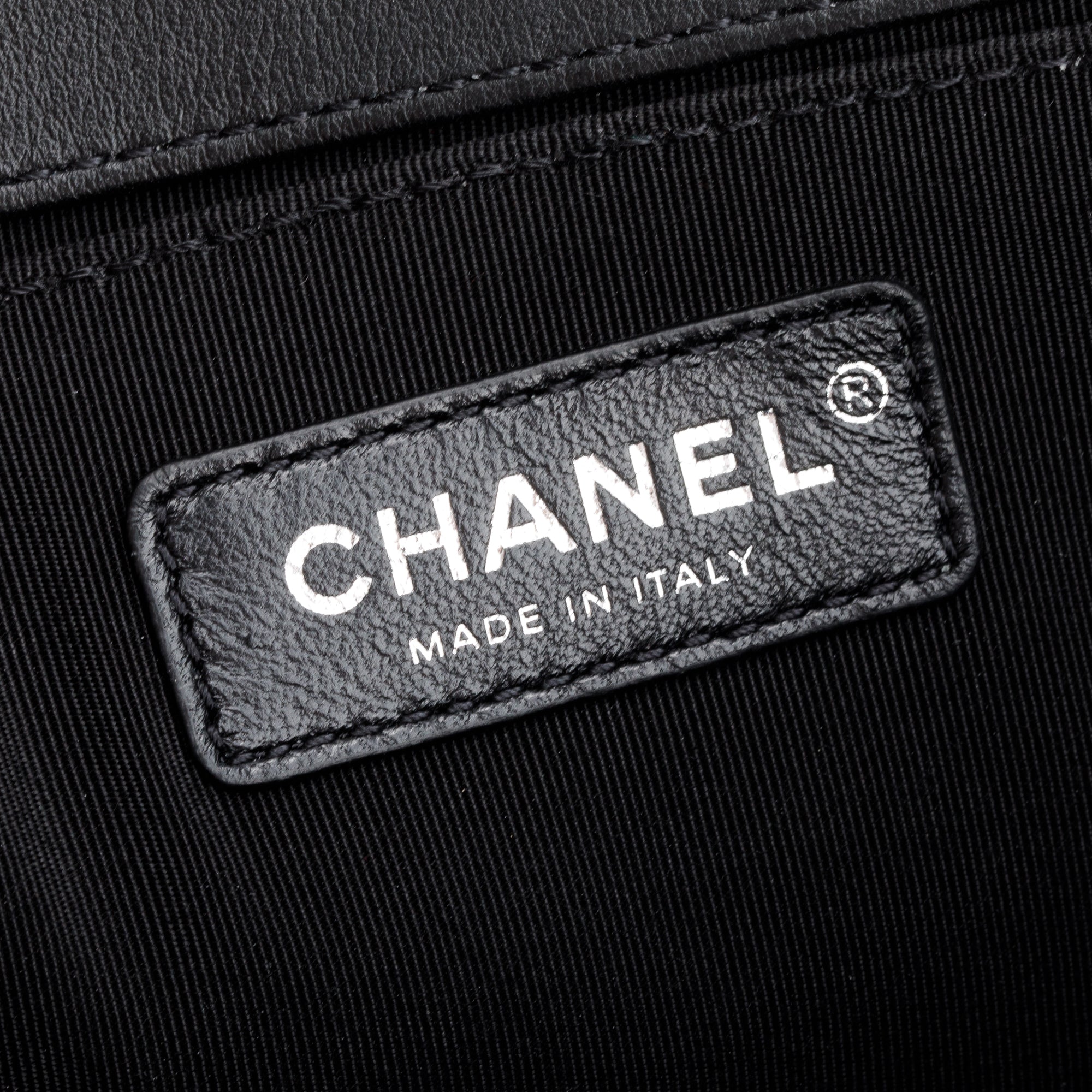 Chanel 2024 Black Lambskin Medium Boy Bag w/ Box