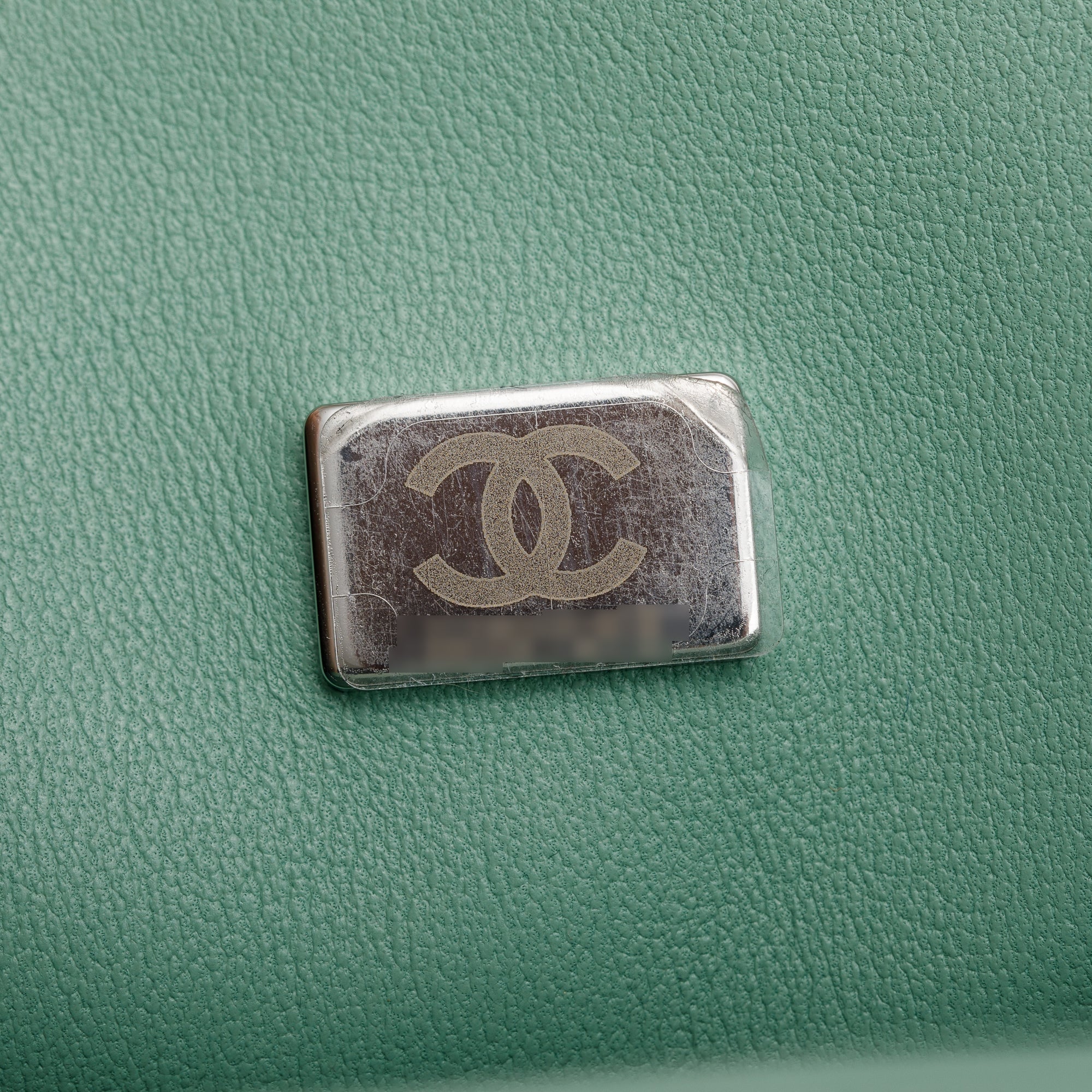 Chanel 2024 Green Caviar Leather Medium Boy Bag w/ Box & Receipt