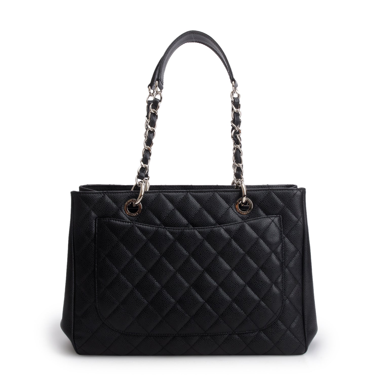 Chanel Black Caviar Leather Grand Shopping Tote (GST)