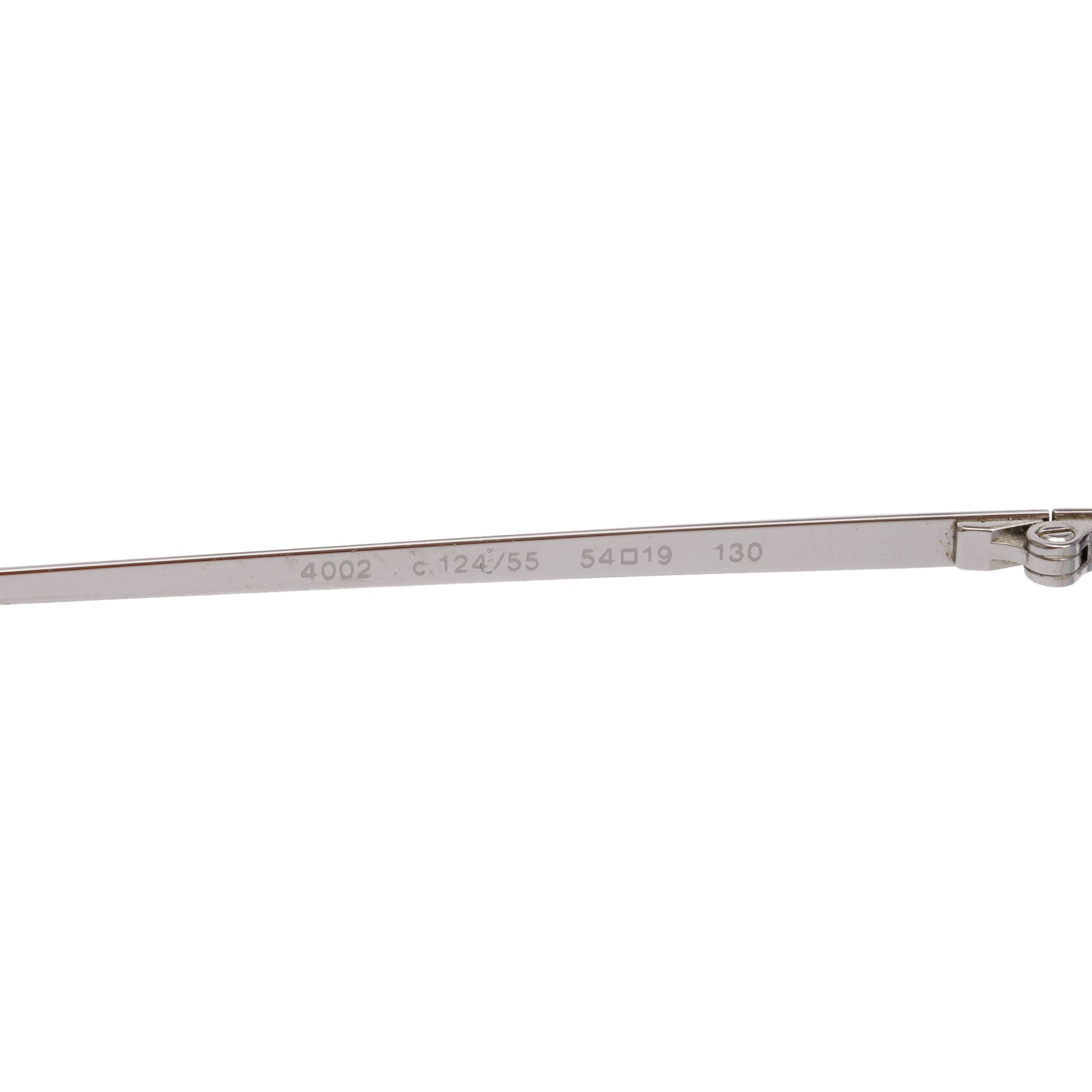 Chanel 4002 CC Logo Rimless Oval Sunglasses w/ Case