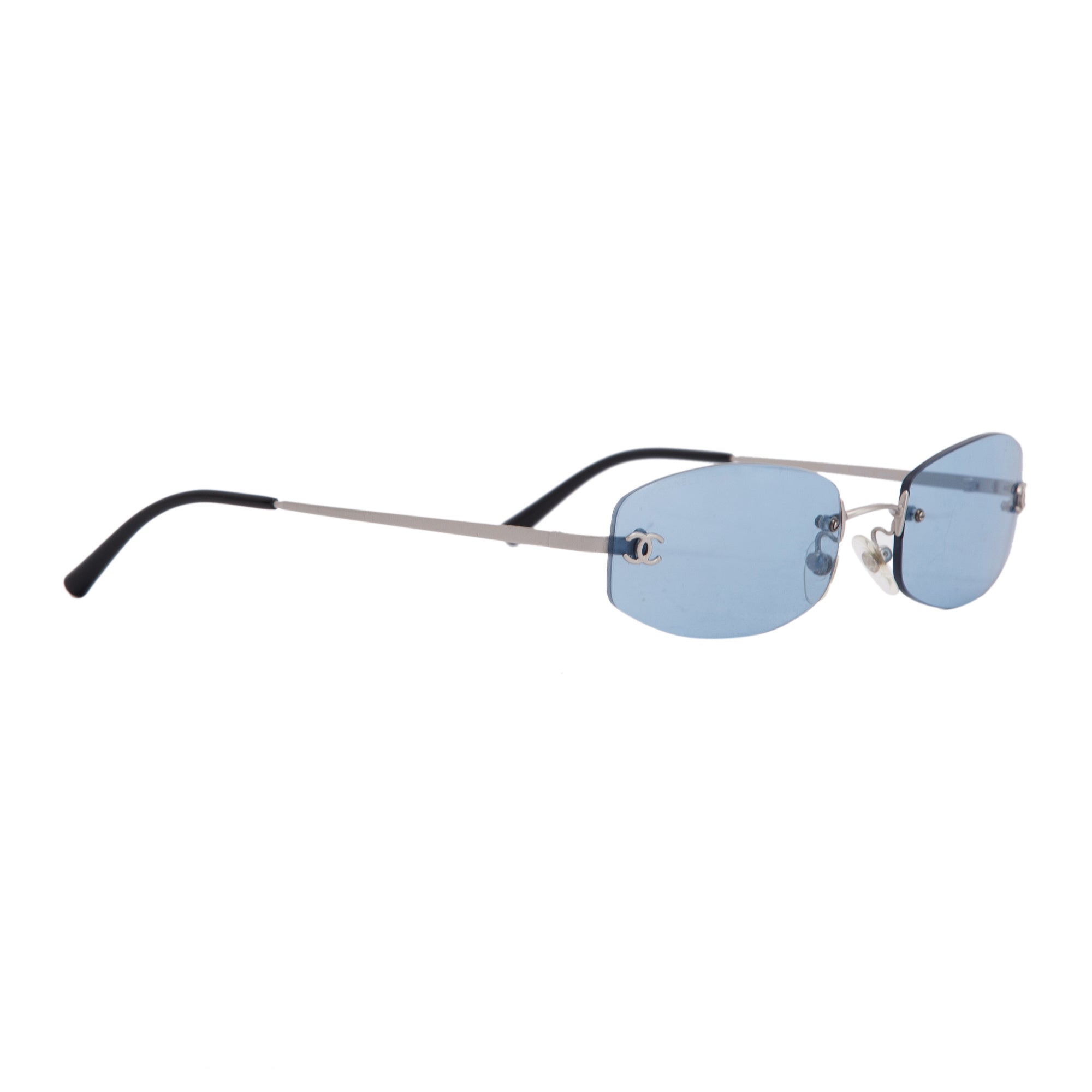 Chanel 4002 Rimless CC Sunglasses w/ Case