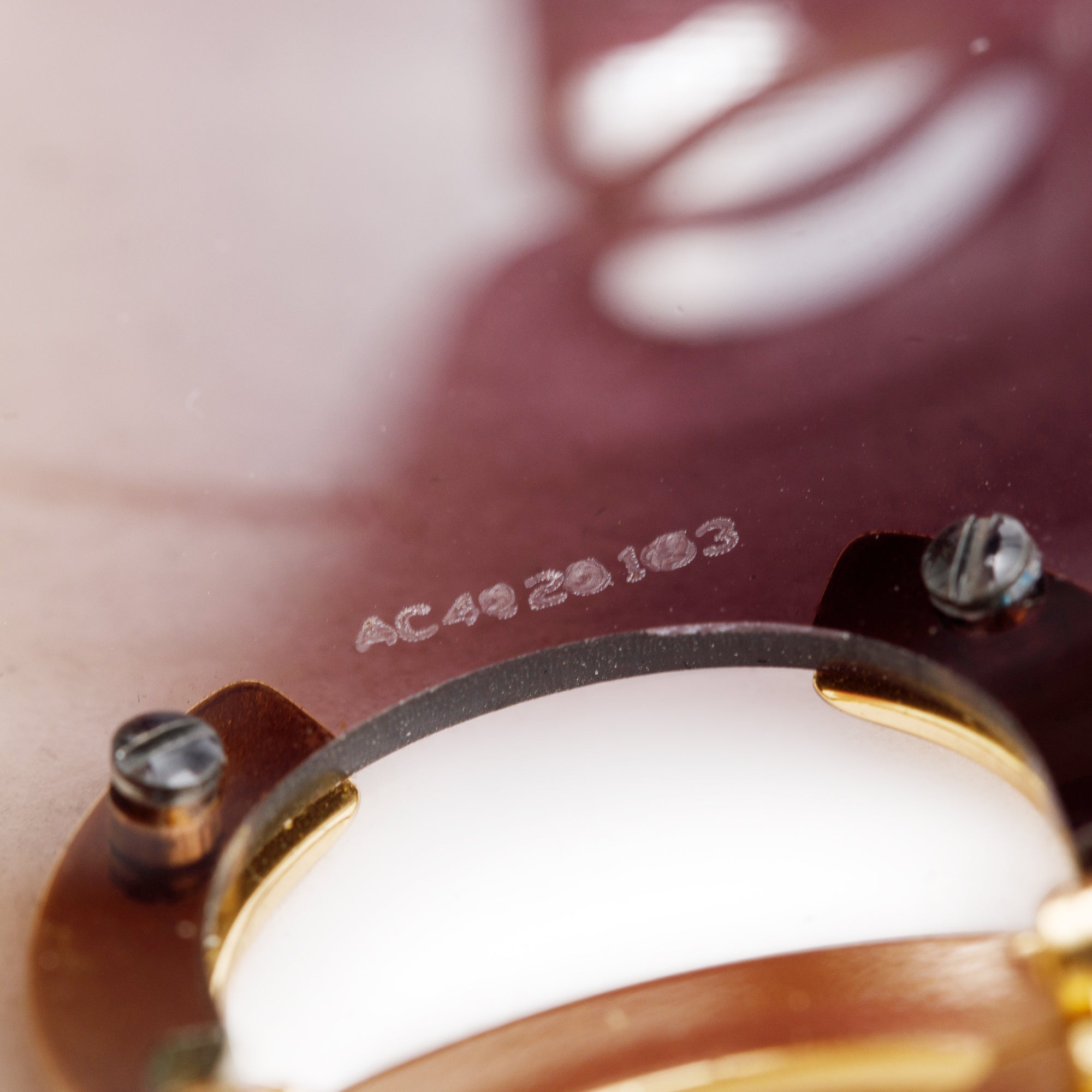 Chanel 4125 Brown Rimless CC Logo Shield Sunglasses