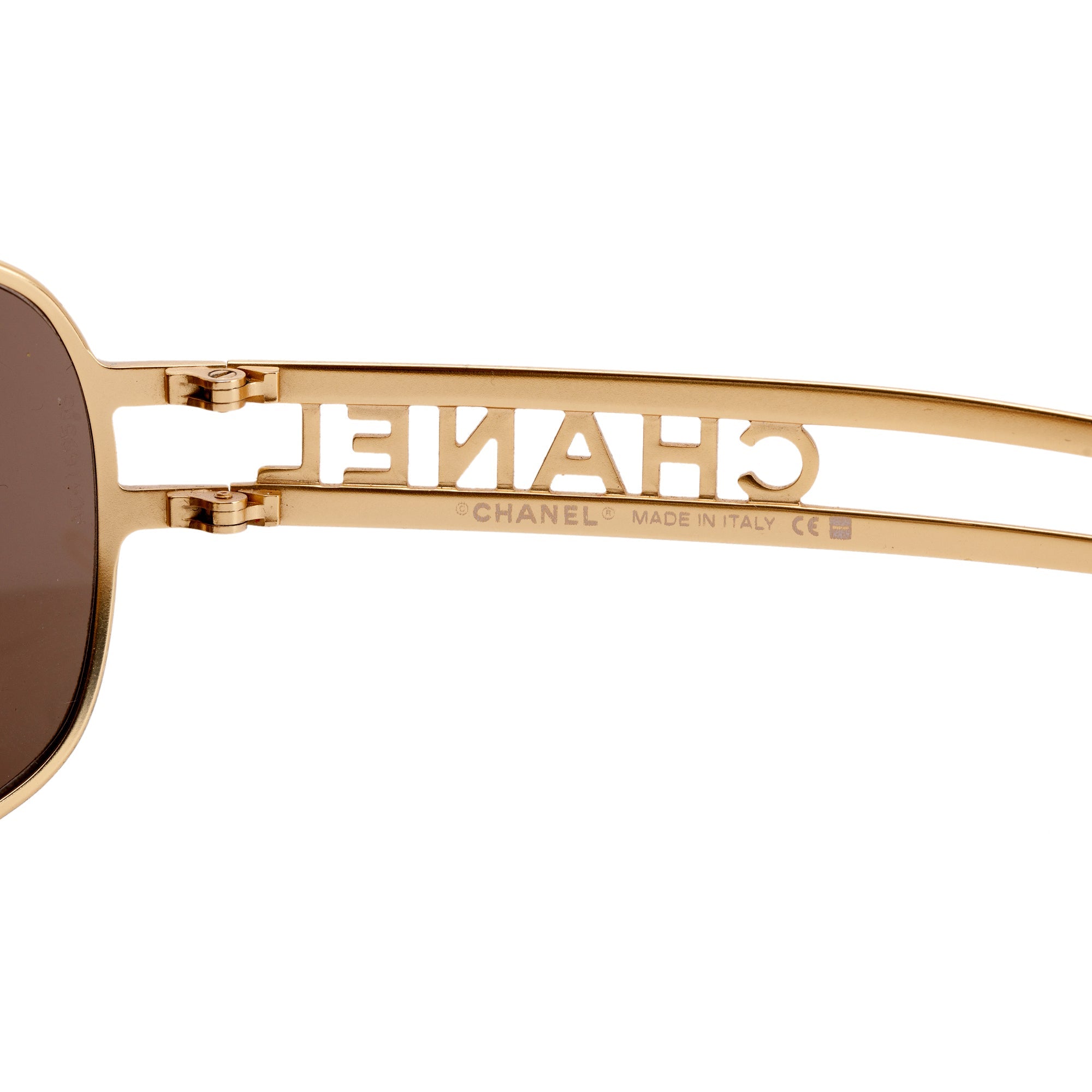 Chanel 4149 Metallic Gold Sunglasses w/ Case