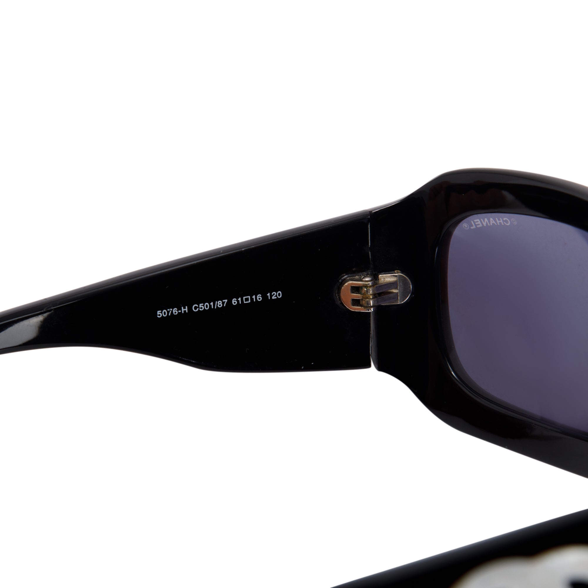 Chanel 5076-H CC Mother of Pearl Sunglasses w/ Case