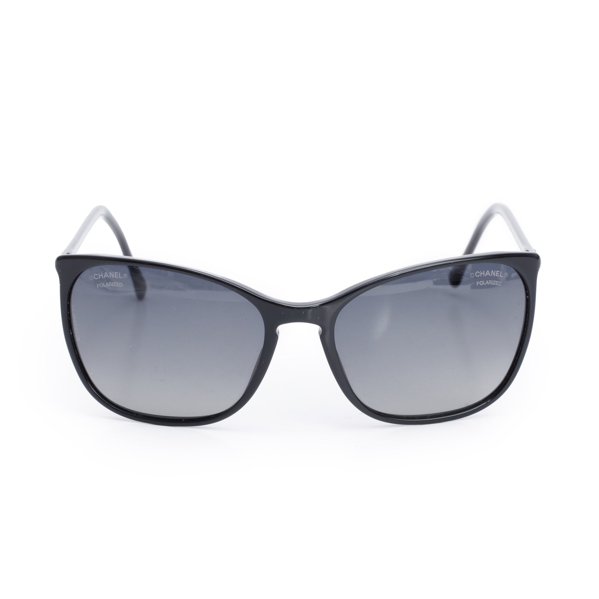 Chanel 5277 Black Acetate CC Logo Square Sunglasses – OLIVER'S