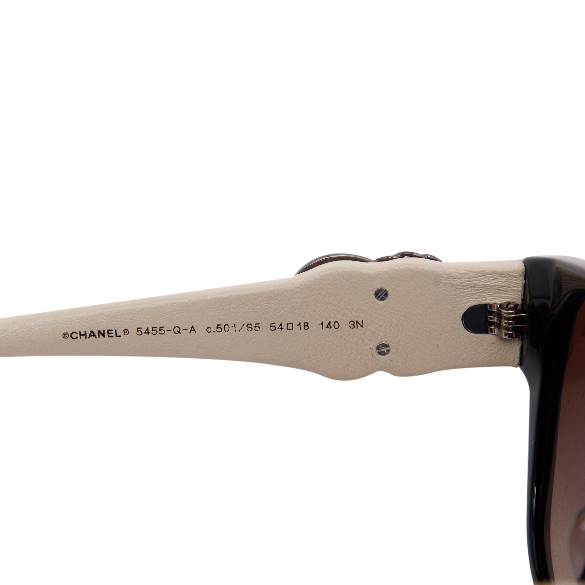 Chanel 5455QA Crystal CC Sunglasses w/ Case