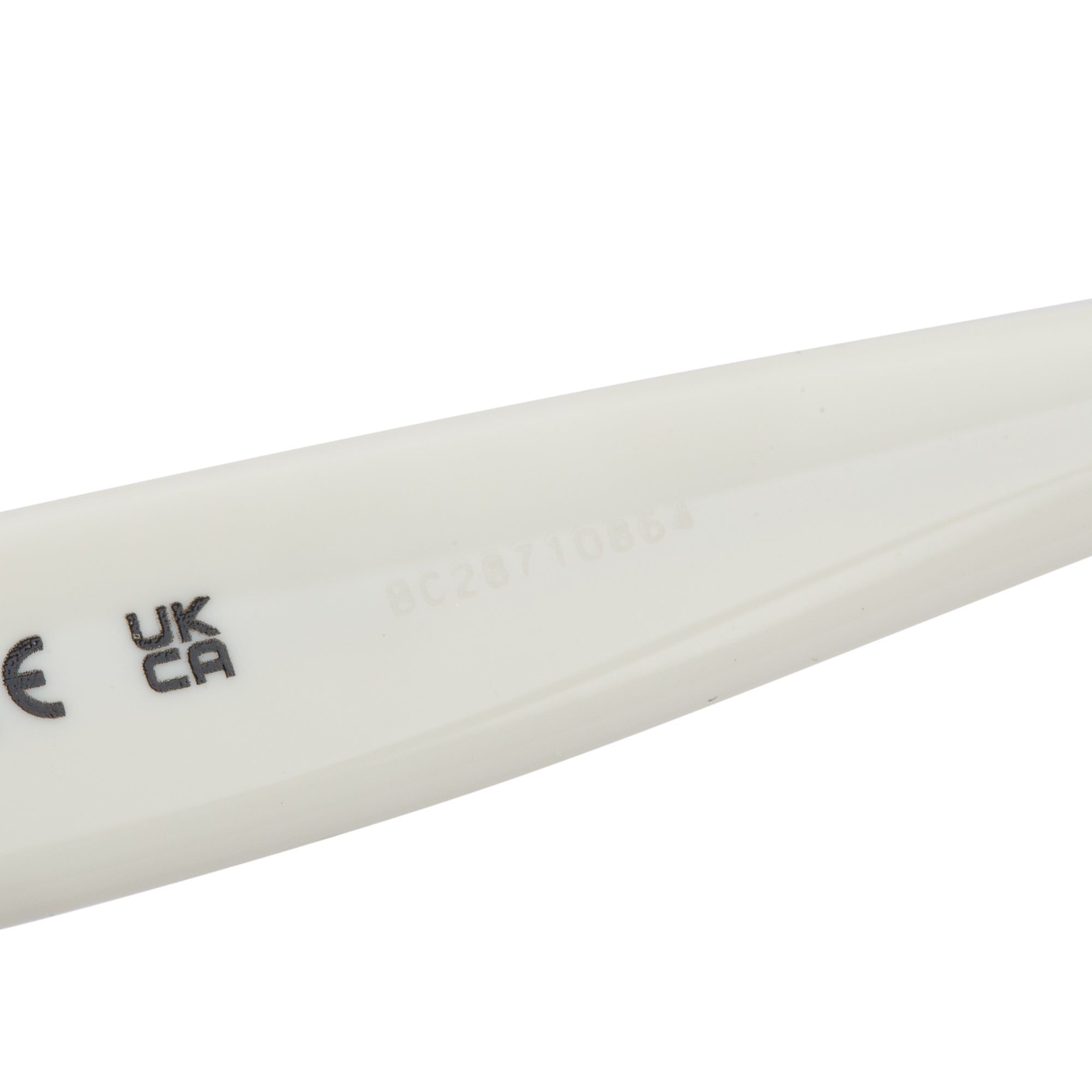 Chanel 5481-H White Acetate CC Logo Faux Pearl Cat-Eye Sunglasses w/ Box & Case