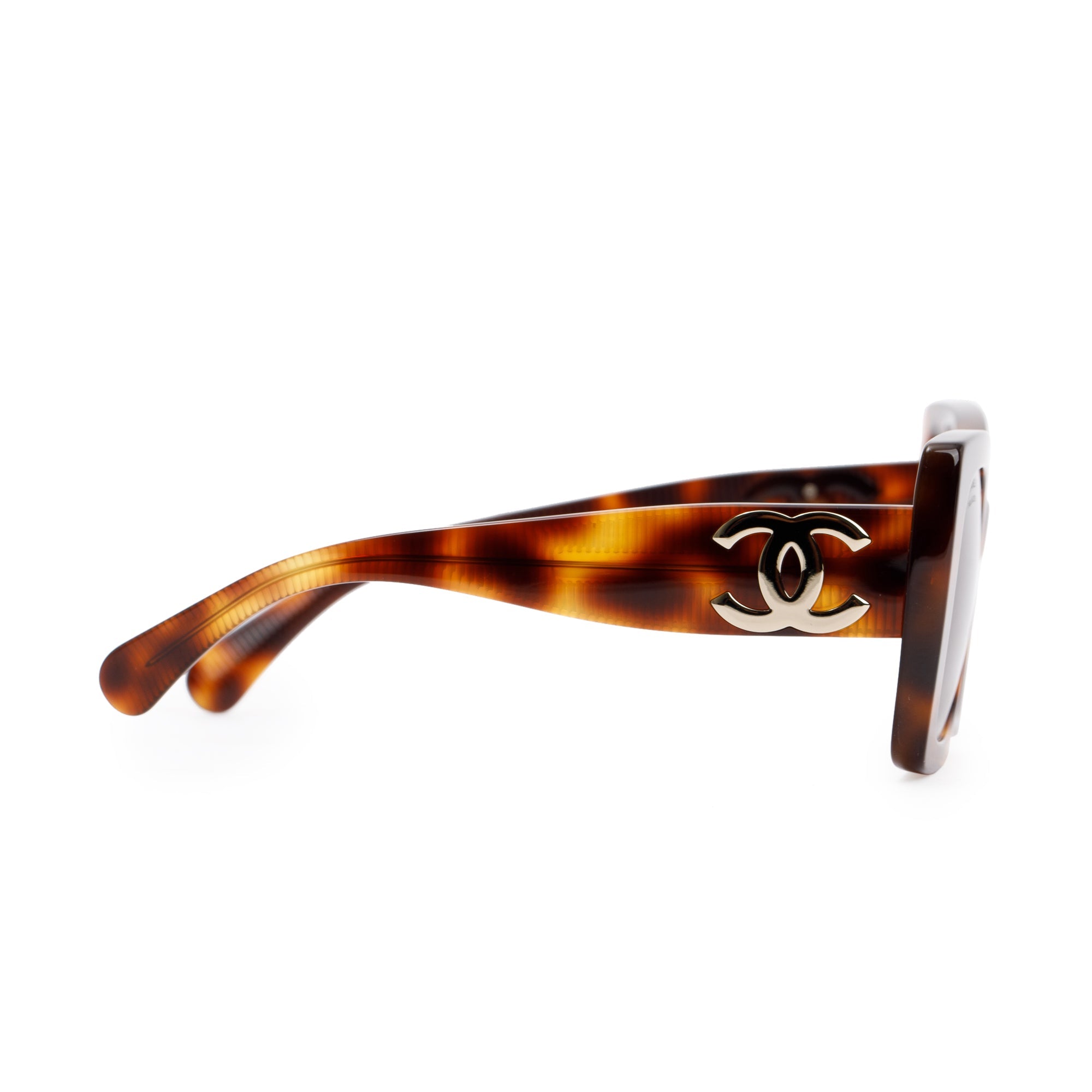 Chanel 5494-A Interlocking CC Logo Oversized Sunglasses