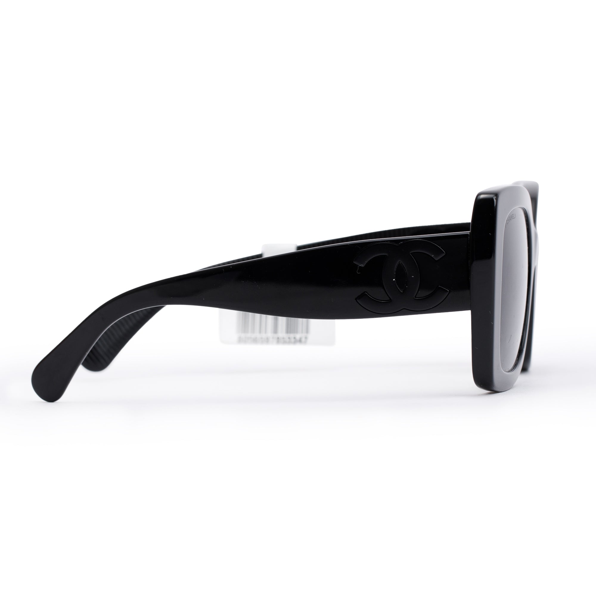 Chanel 5494 Black Acetate CC Logo Square Sunglasses