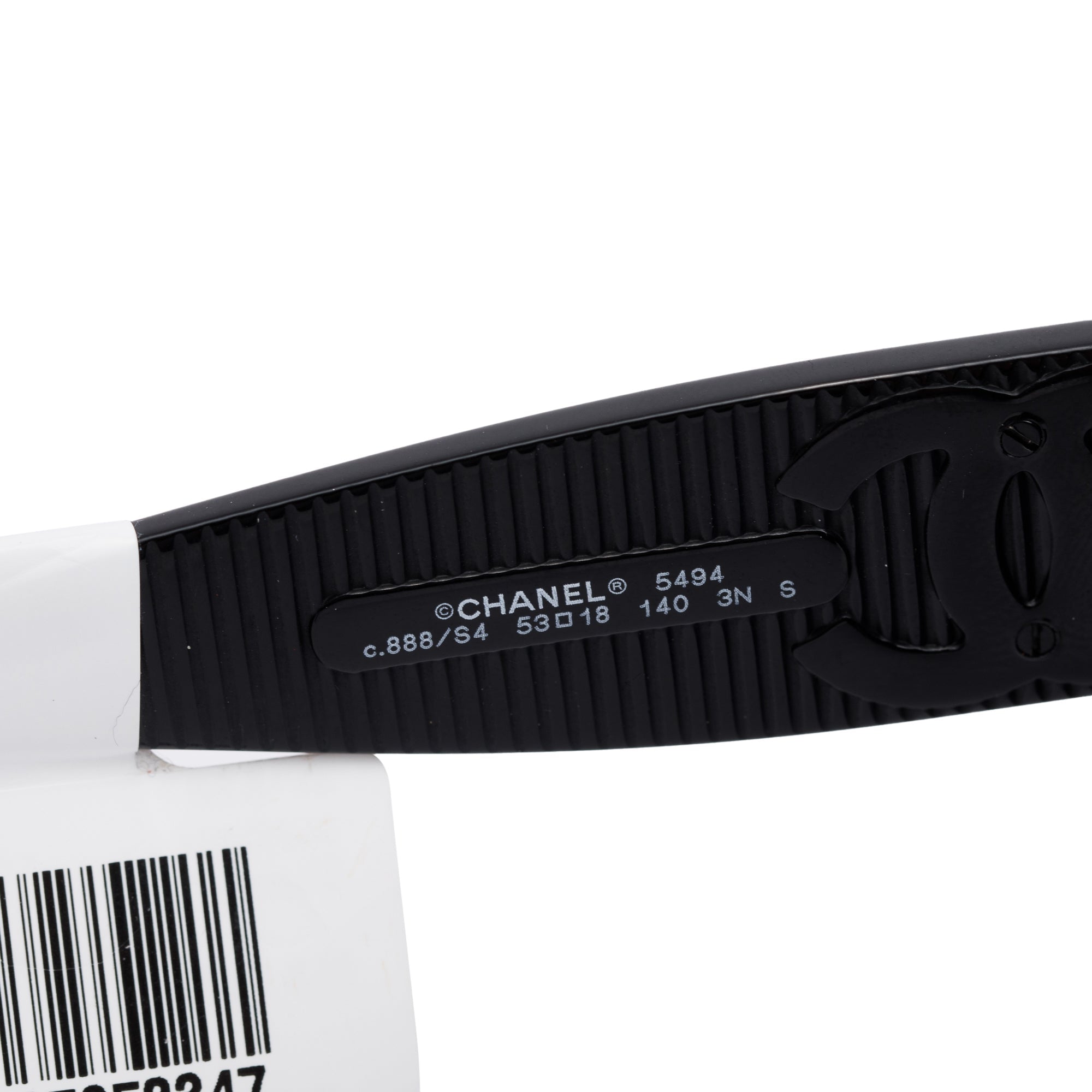 Chanel 5494 Black Acetate CC Logo Square Sunglasses