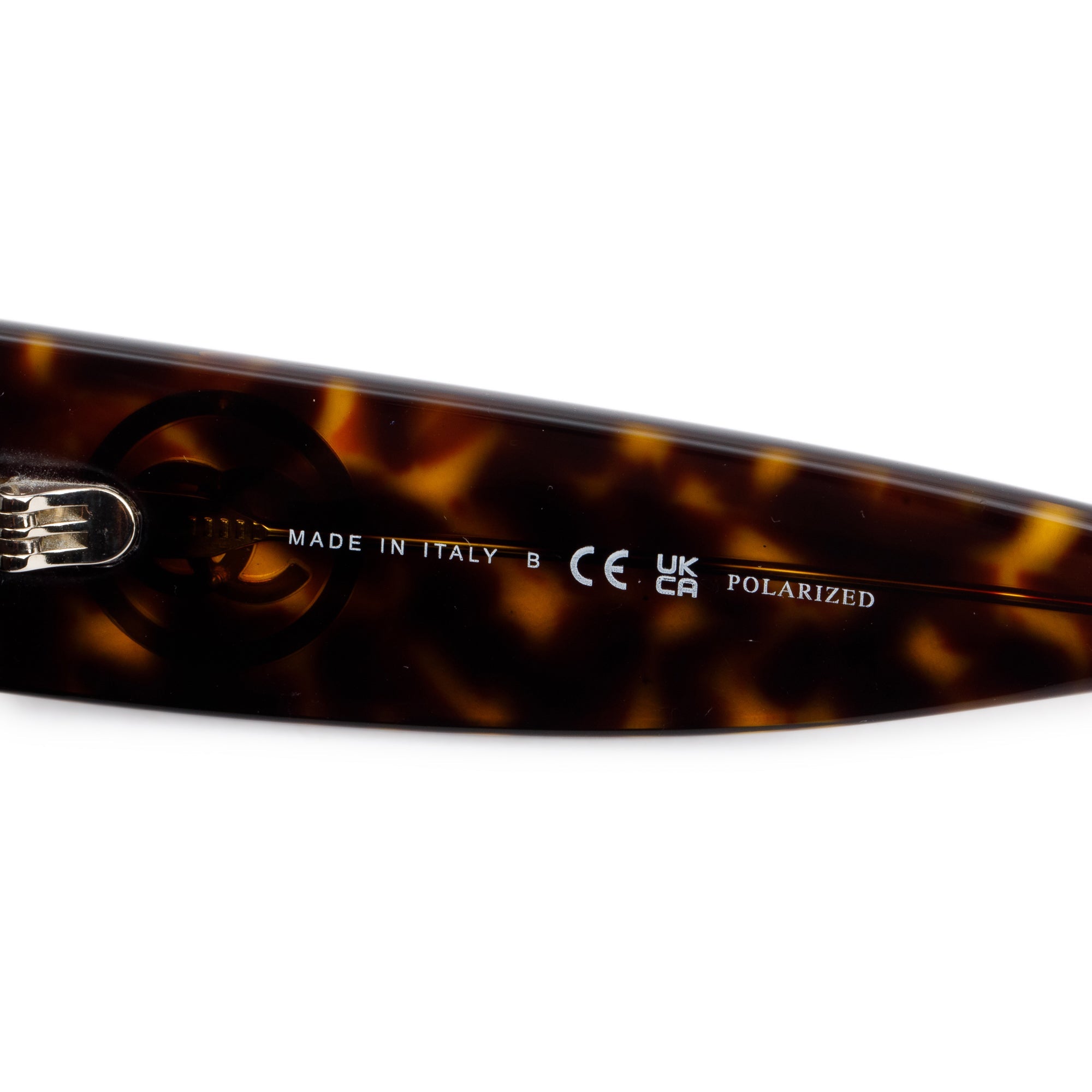 Chanel 5506-A 2023 Interlocking CC Logo Tortoise Acetate Sunglasses w/ Case