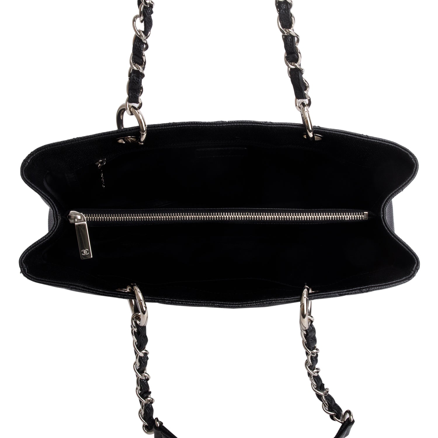 Chanel Black Caviar Leather Grand Shopping Tote (GST)