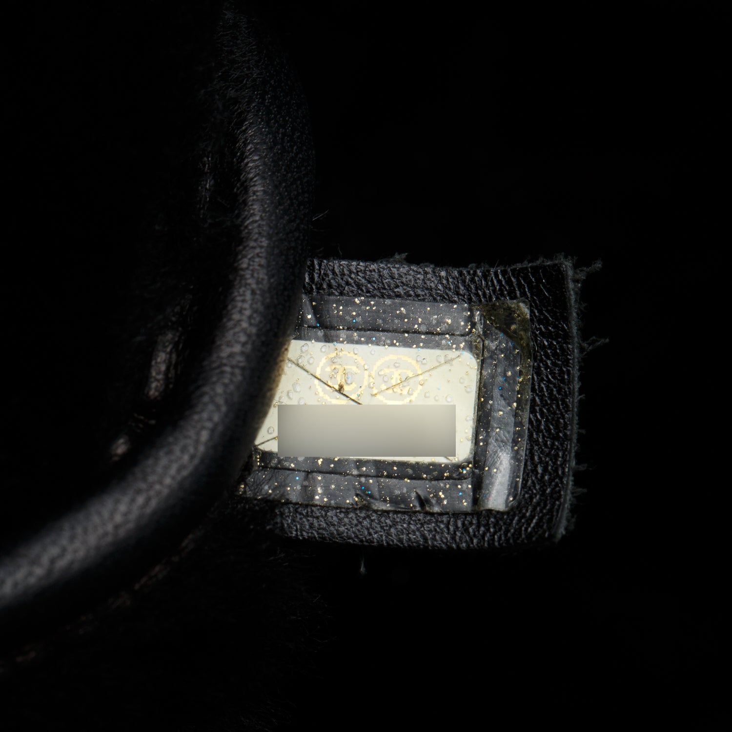 Chanel Black Quilted Nubuck Shearling CC Flap Bag
