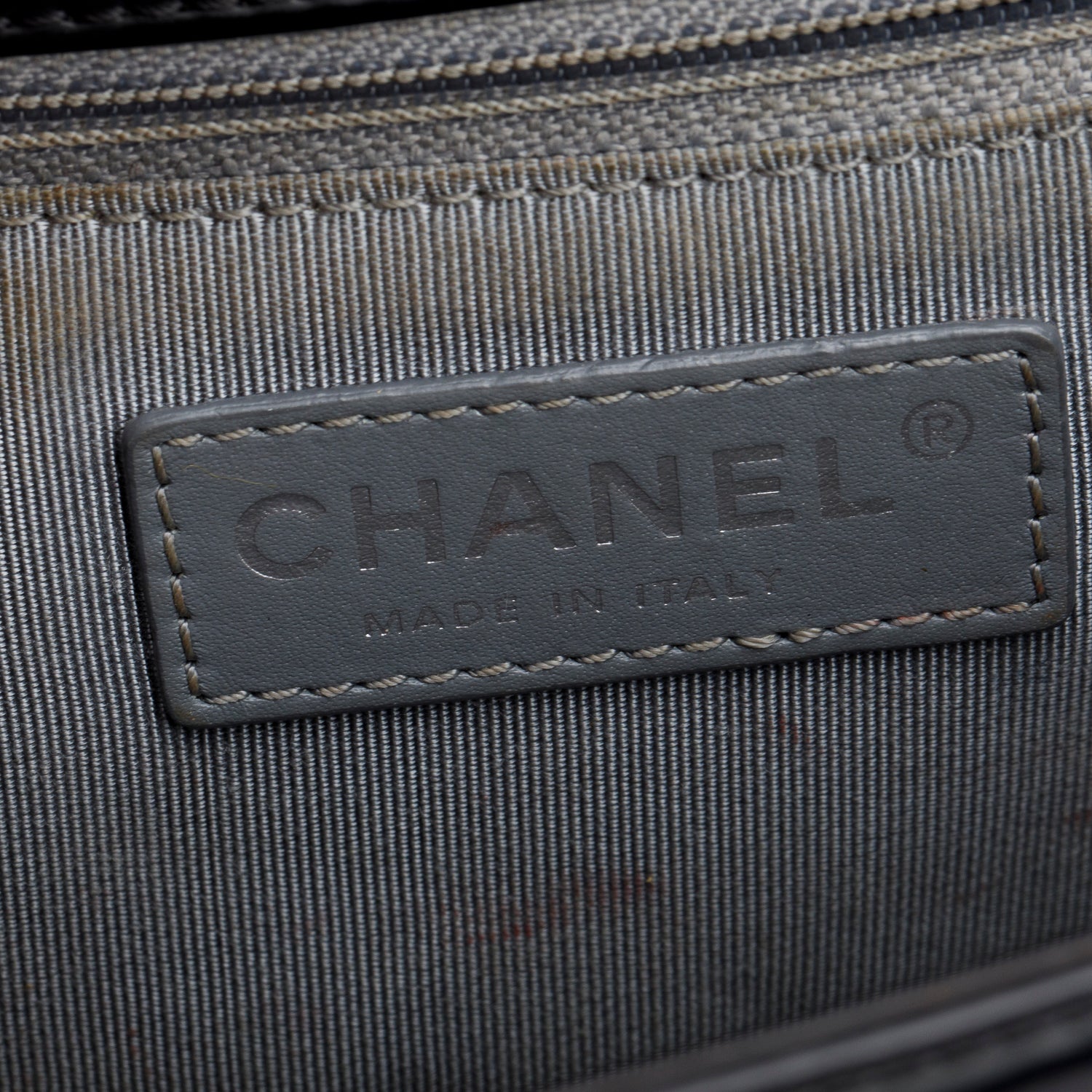 Chanel Black Patent Leather Original Clasp Medium Boy Flap Bag w/ Authenticity Card