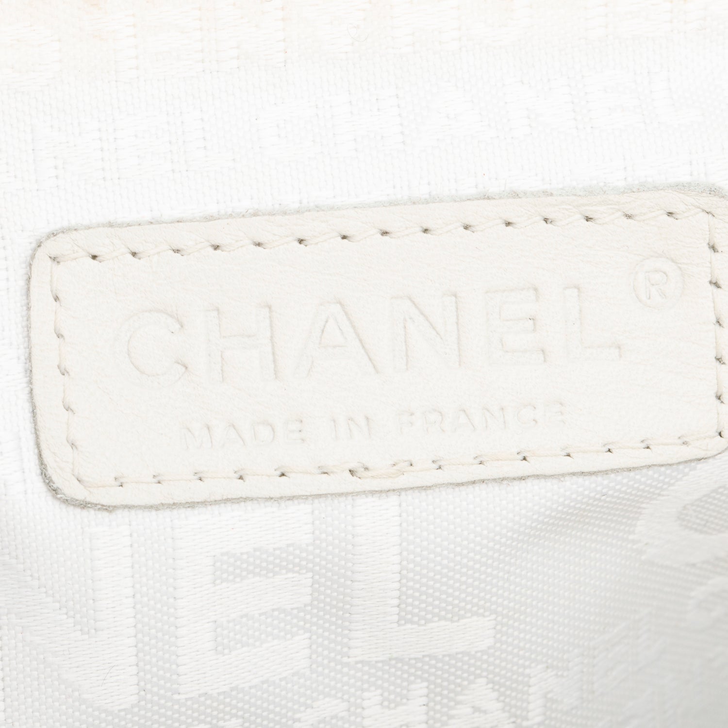 Chanel White Lambskin Mademoiselle Accordion Flap Bag