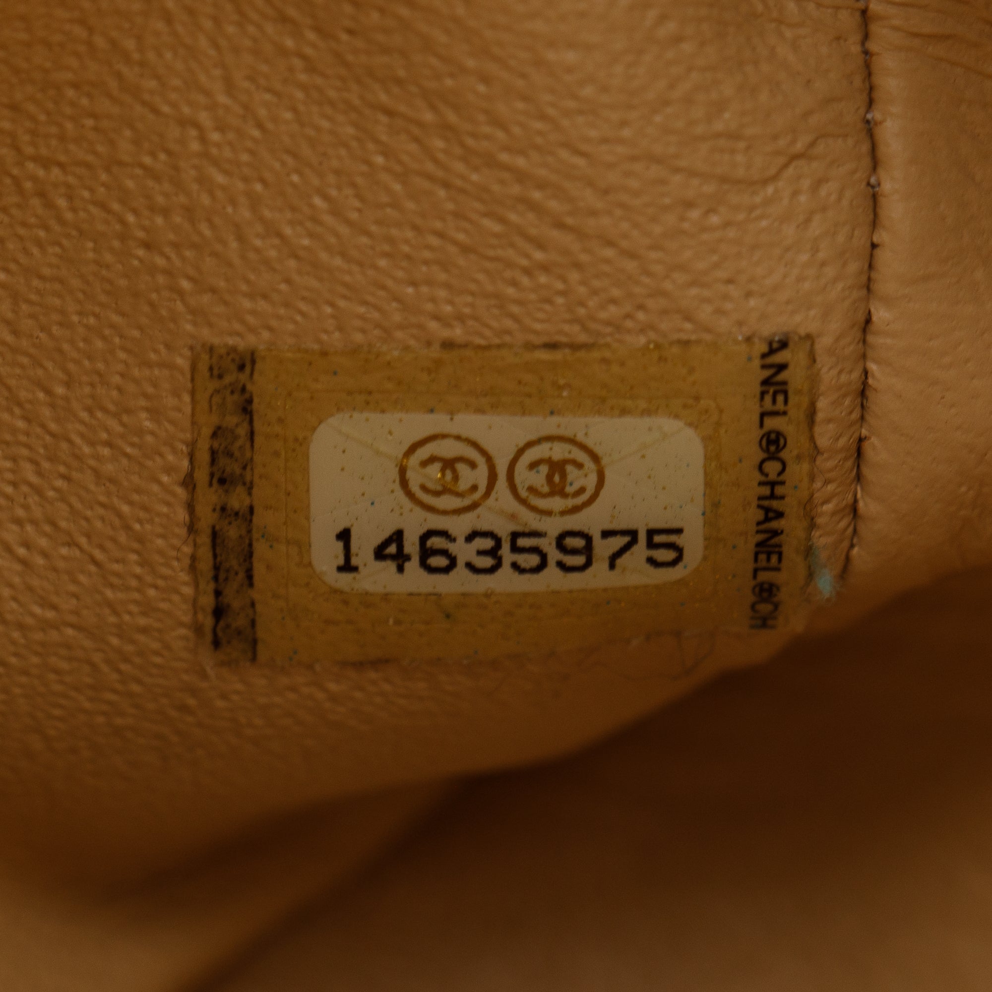 Chanel Beige Caviar Classic Jumbo Double Flap Bag w/Box