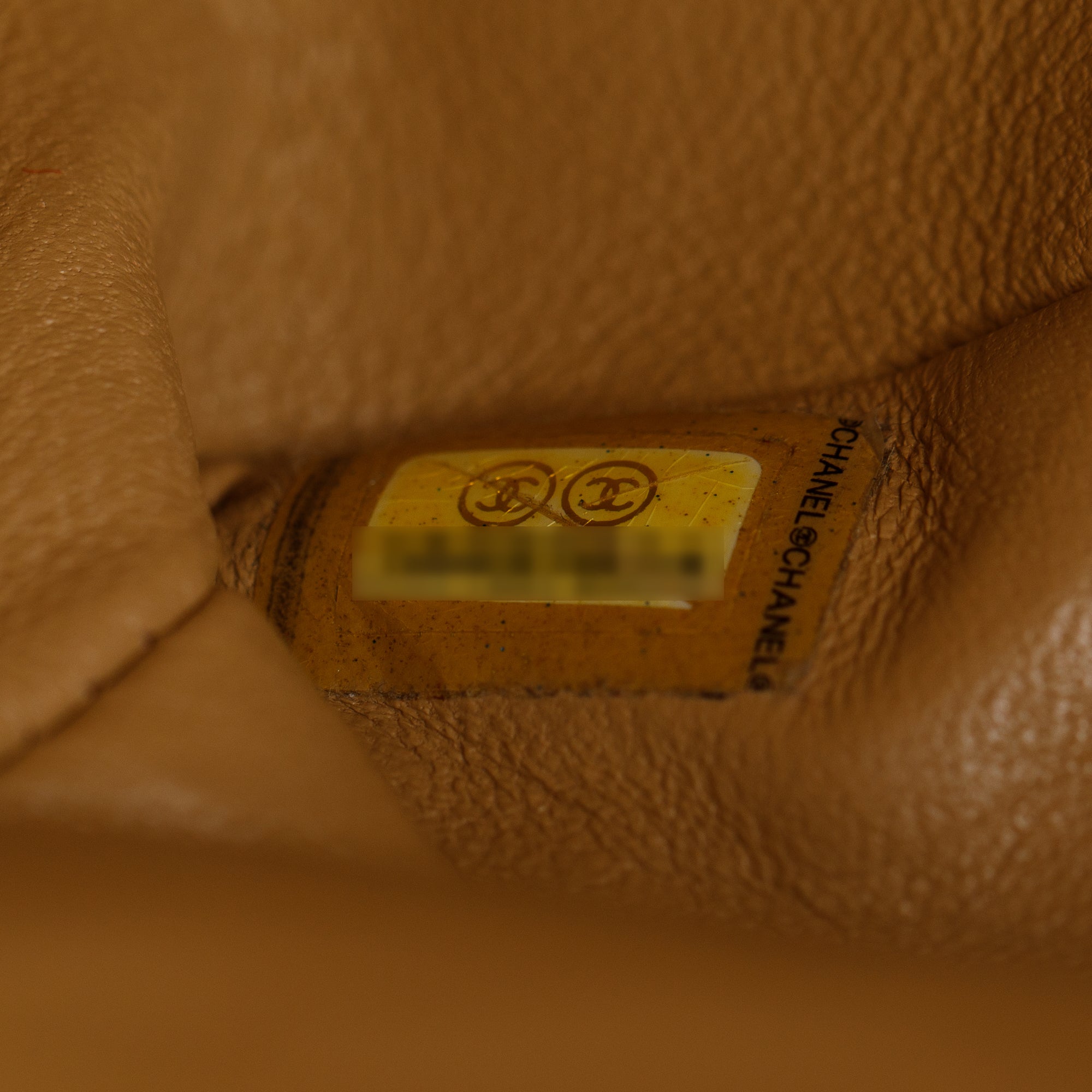 Chanel Beige Caviar Leather Classic Medium Double Flap Bag w/ Box & Authenticity Card