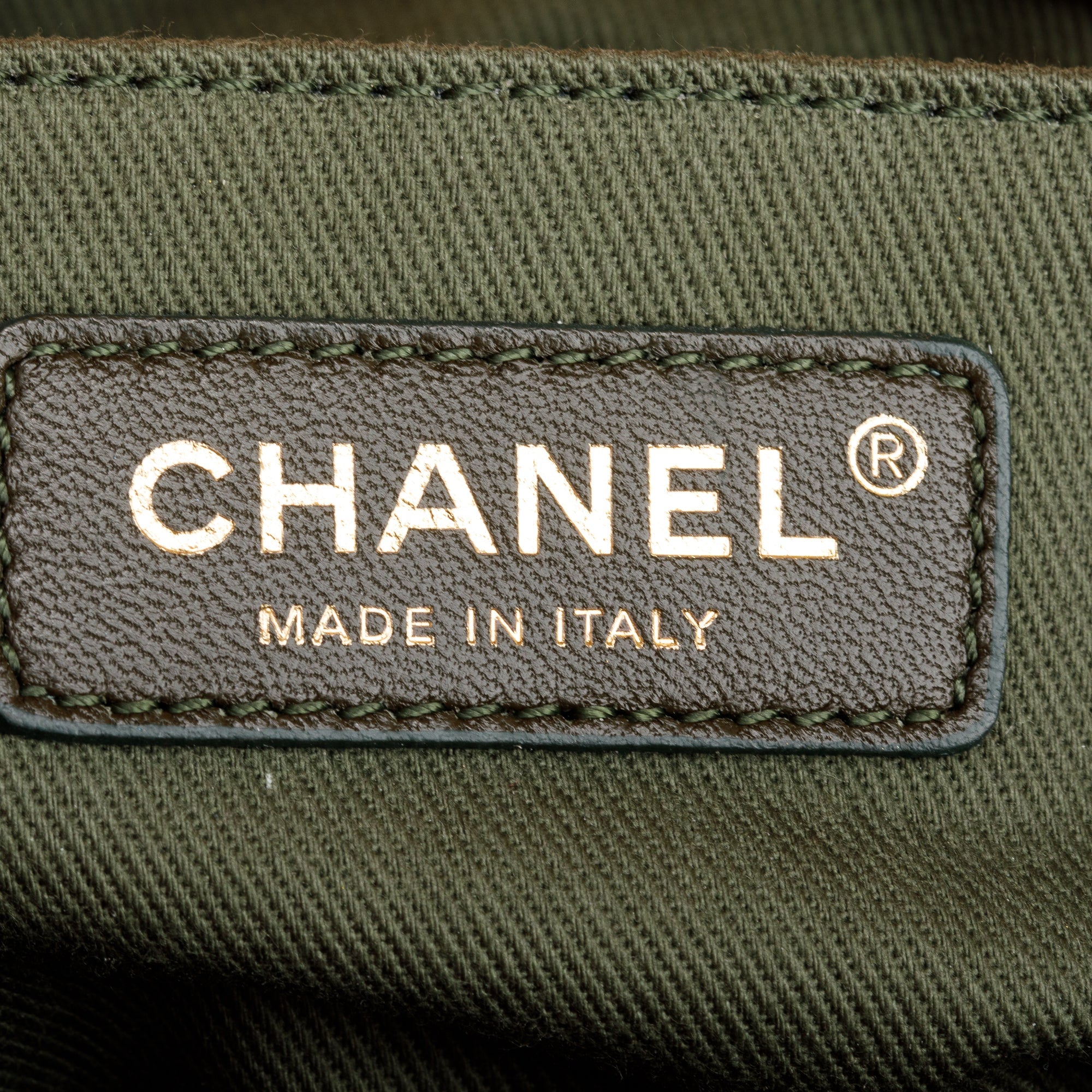 Chanel Beige Quilted Caviar Leather Medium Boy Bag