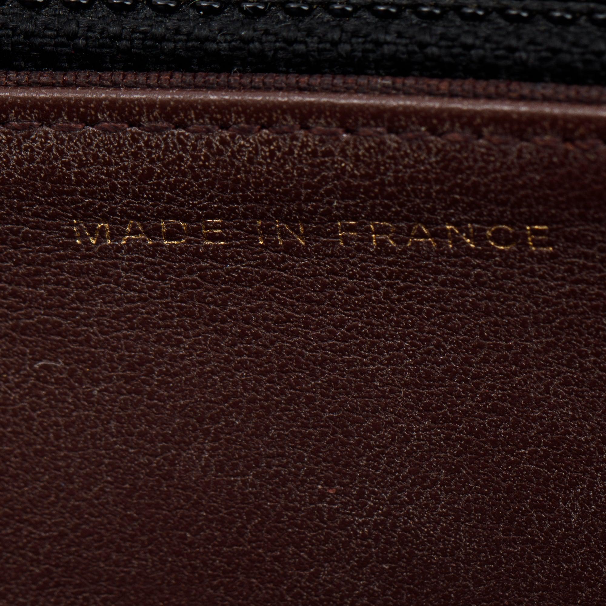 Chanel Black Aged Calfskin Leather Reissue Wallet on Chain w/ Box, Receipt & Authenticity Card