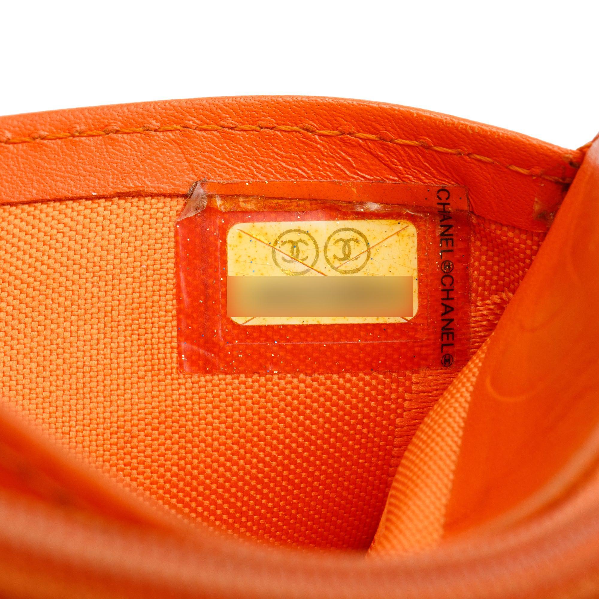 Chanel Black Calfskin Leather Cambon Yen Wallet