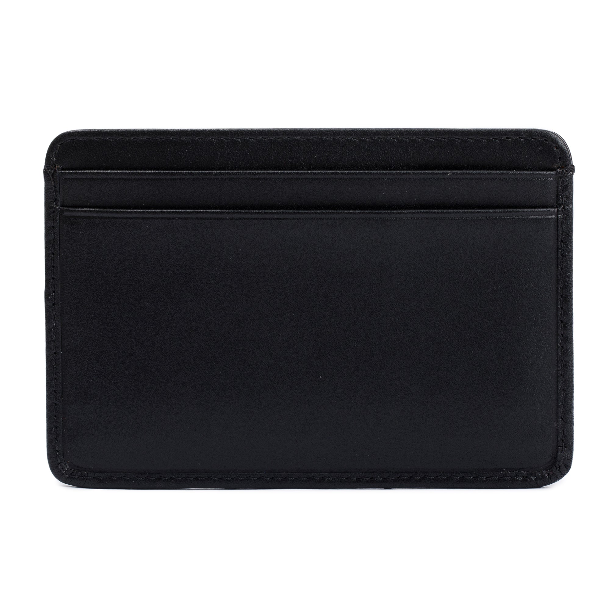 Chanel Black Calfskin Leather Ligne Cambon Card Holder w/ Box & Authenticity Card