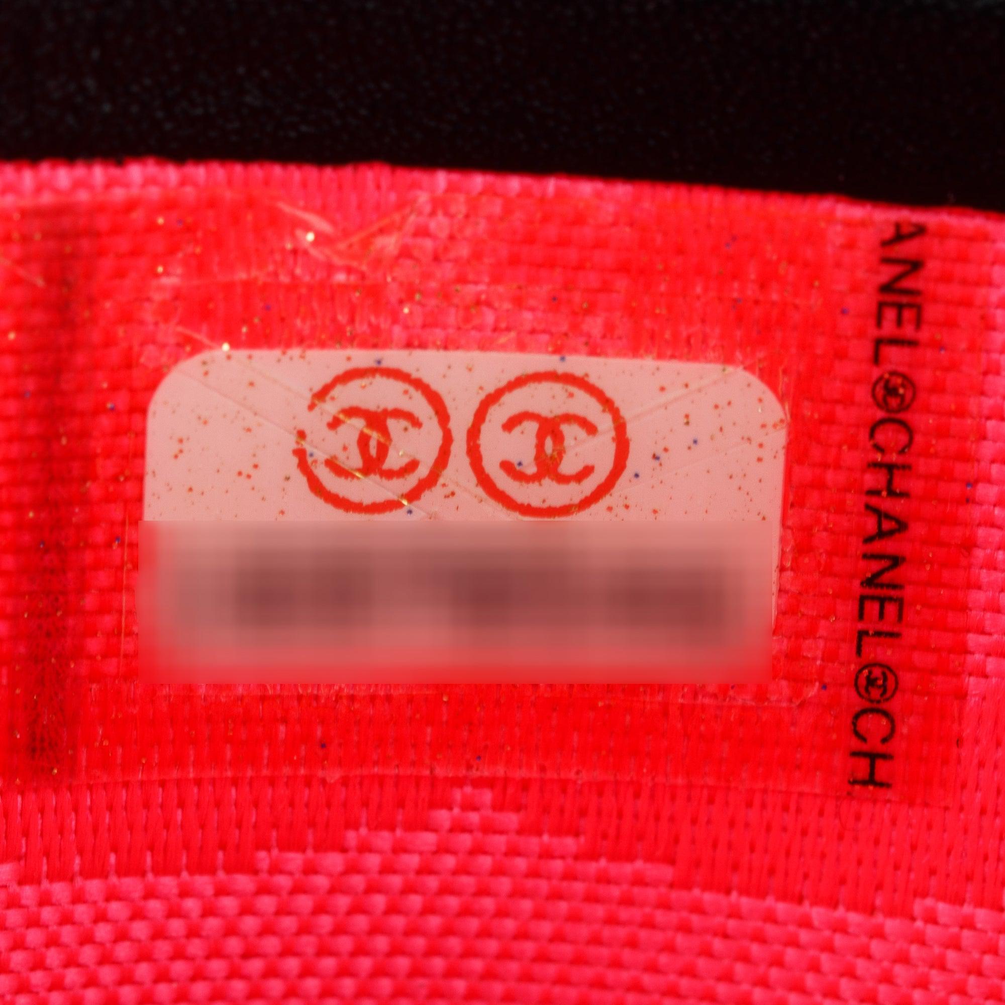 Chanel Black Calfskin Leather Ligne Cambon Card Holder w/ Box & Authenticity Card