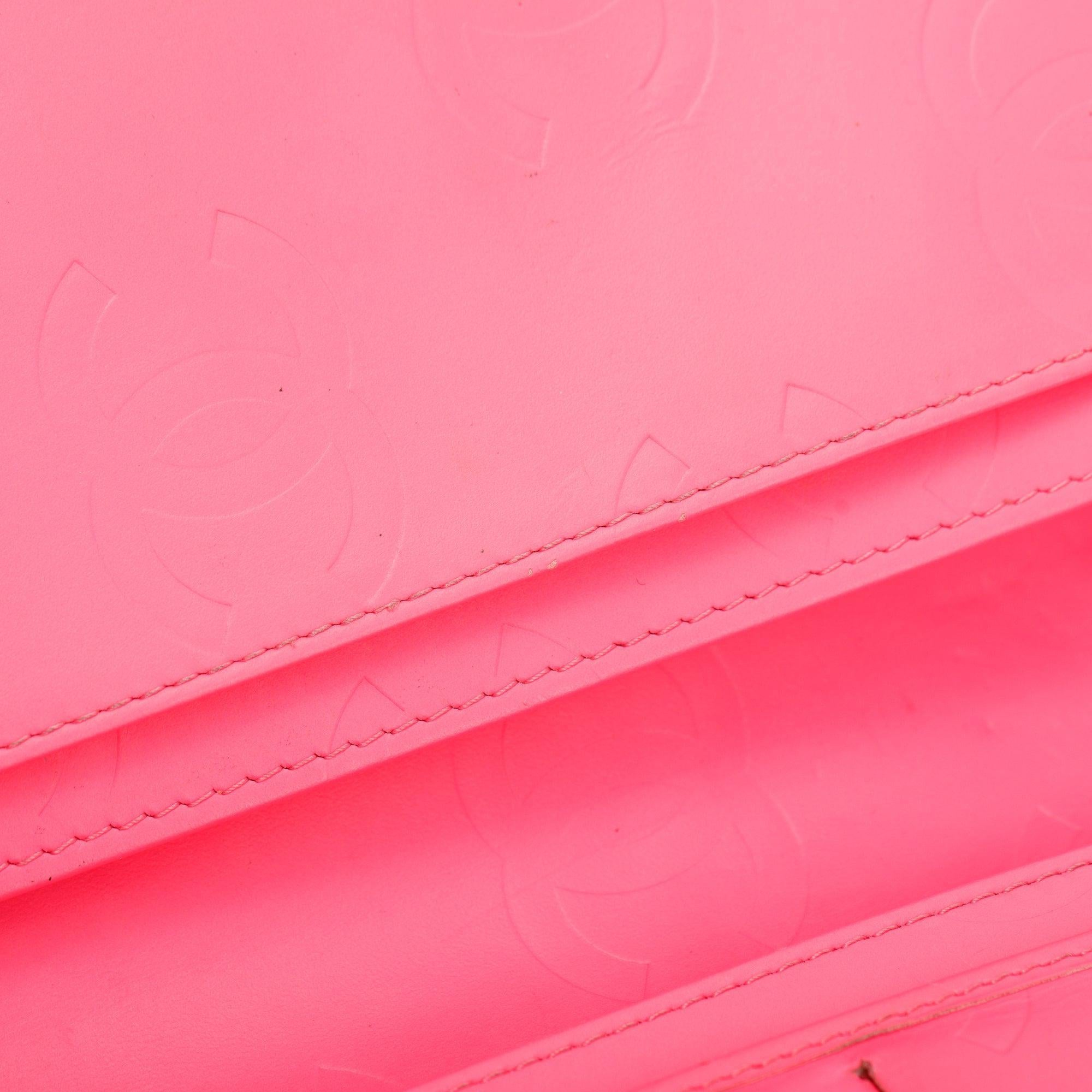 Chanel Black Calfskin Leather Ligne Cambon Yen Wallet