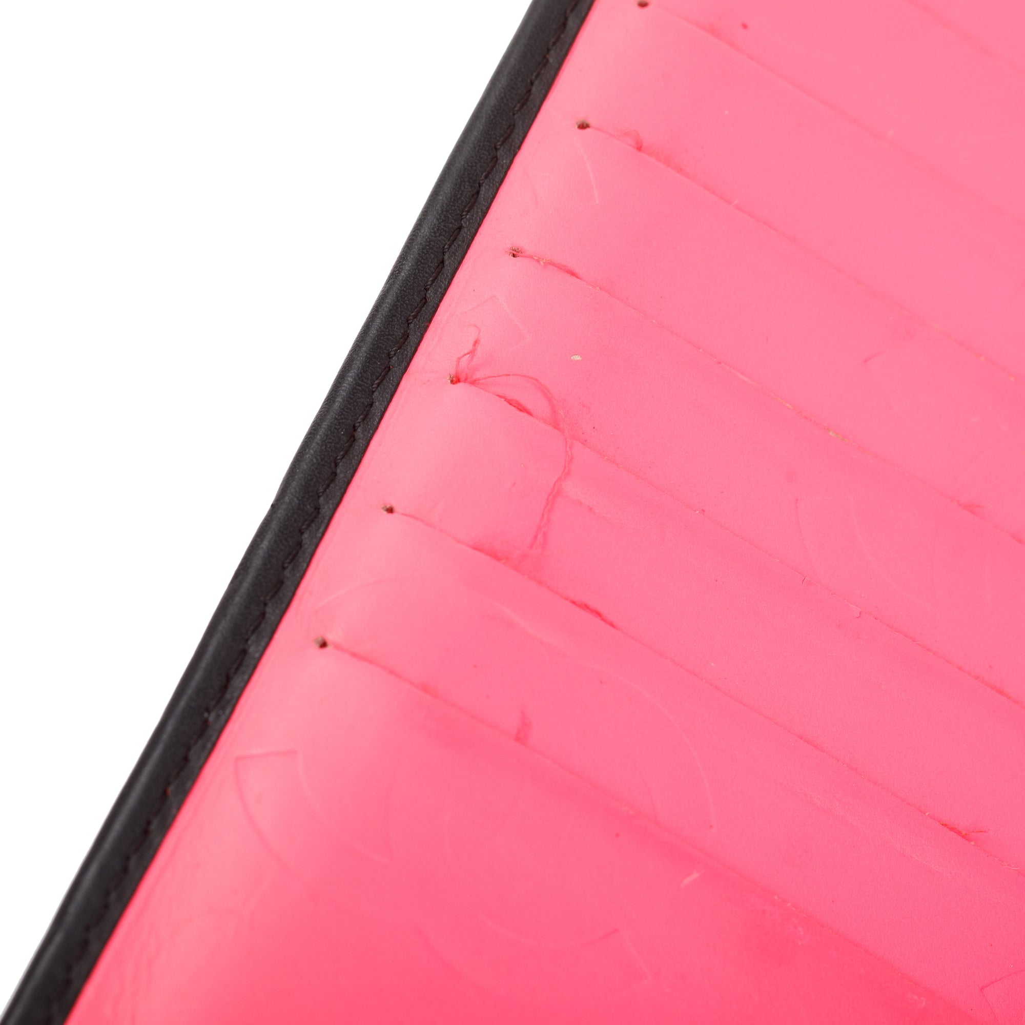 Chanel Black Calfskin Leather Ligne Cambon Yen Wallet