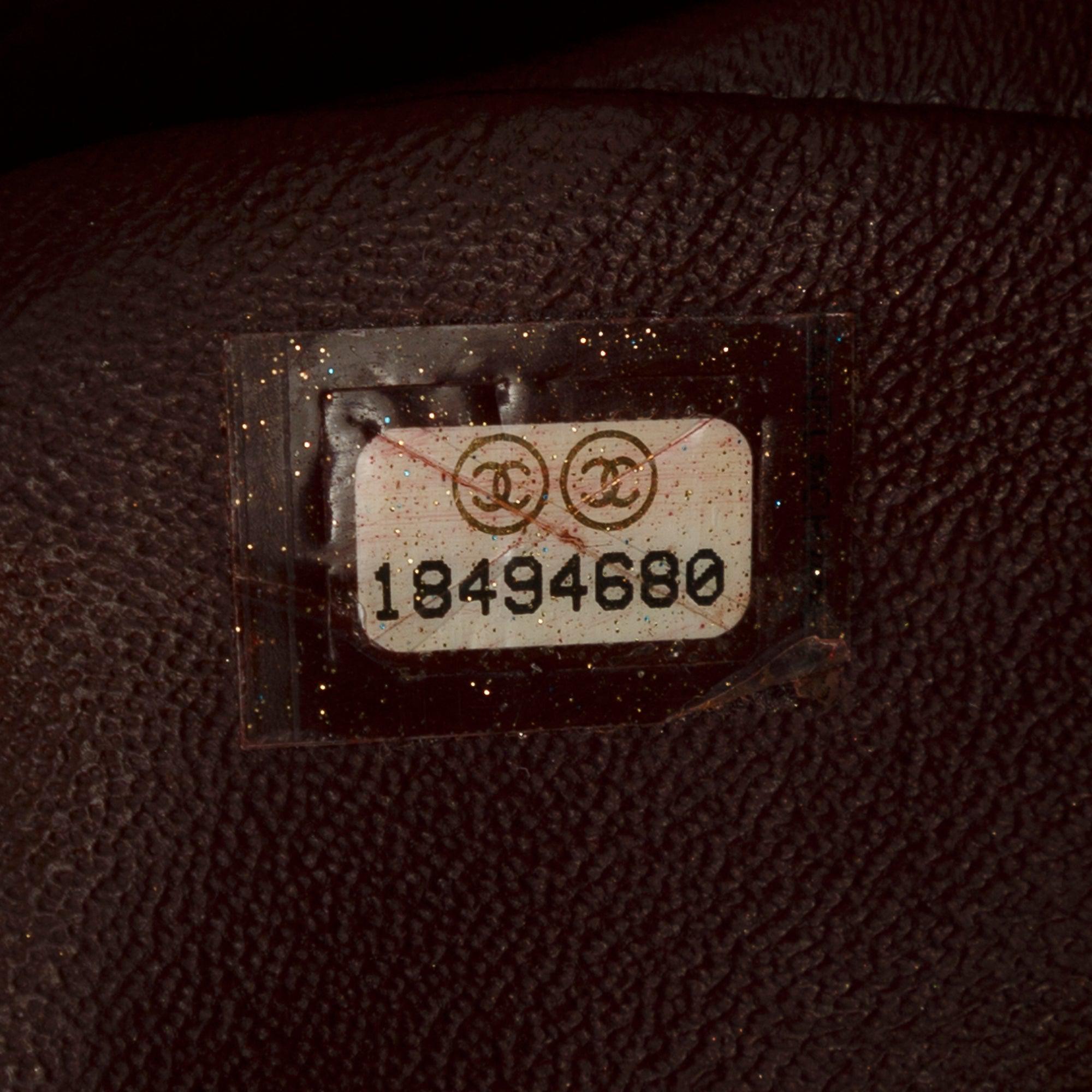 Chanel Black Caviar Classic Jumbo Double Flap Bag w/ Box & Authenticity Card