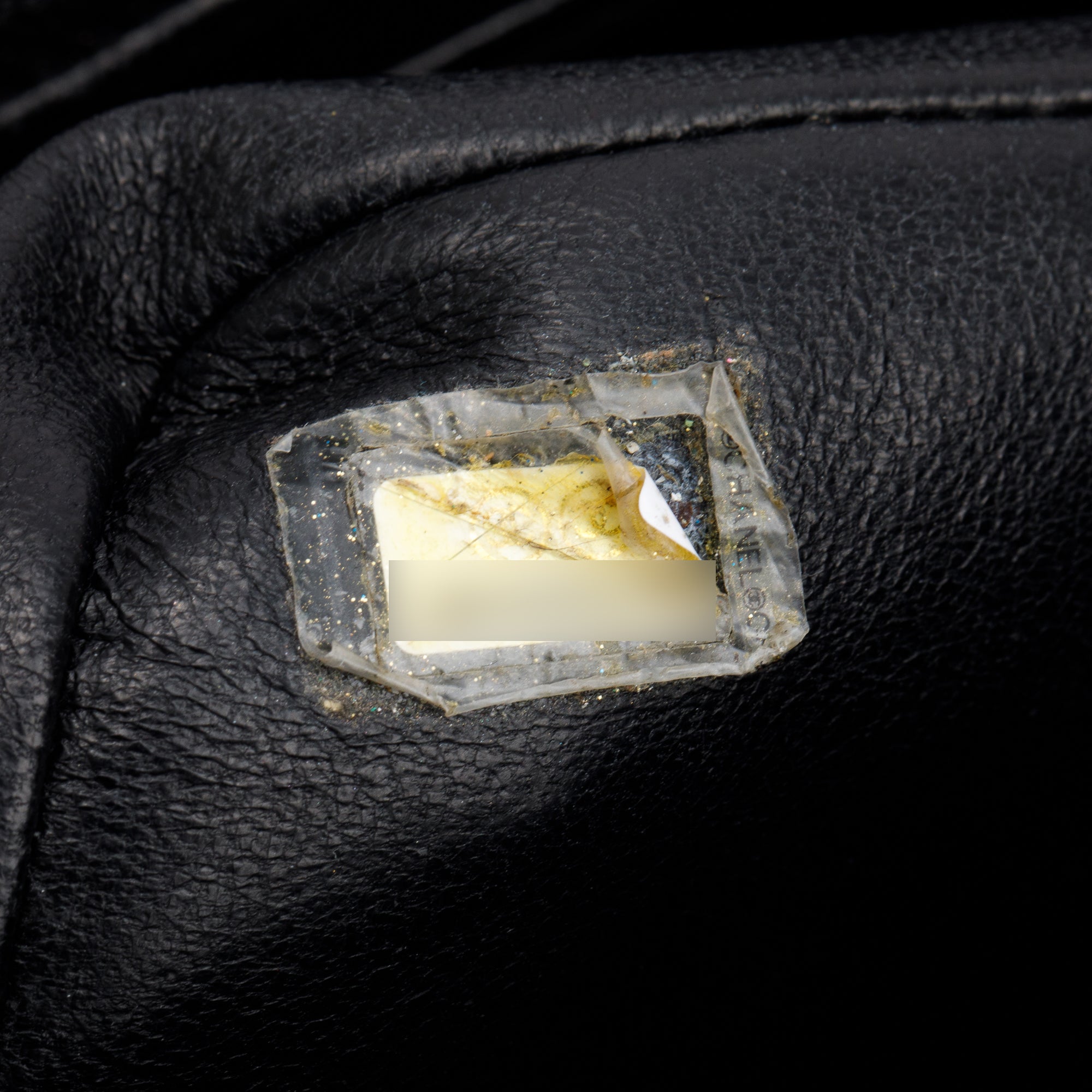 Chanel Black Caviar Classic Jumbo Single Flap Bag w/ Authenticity Card