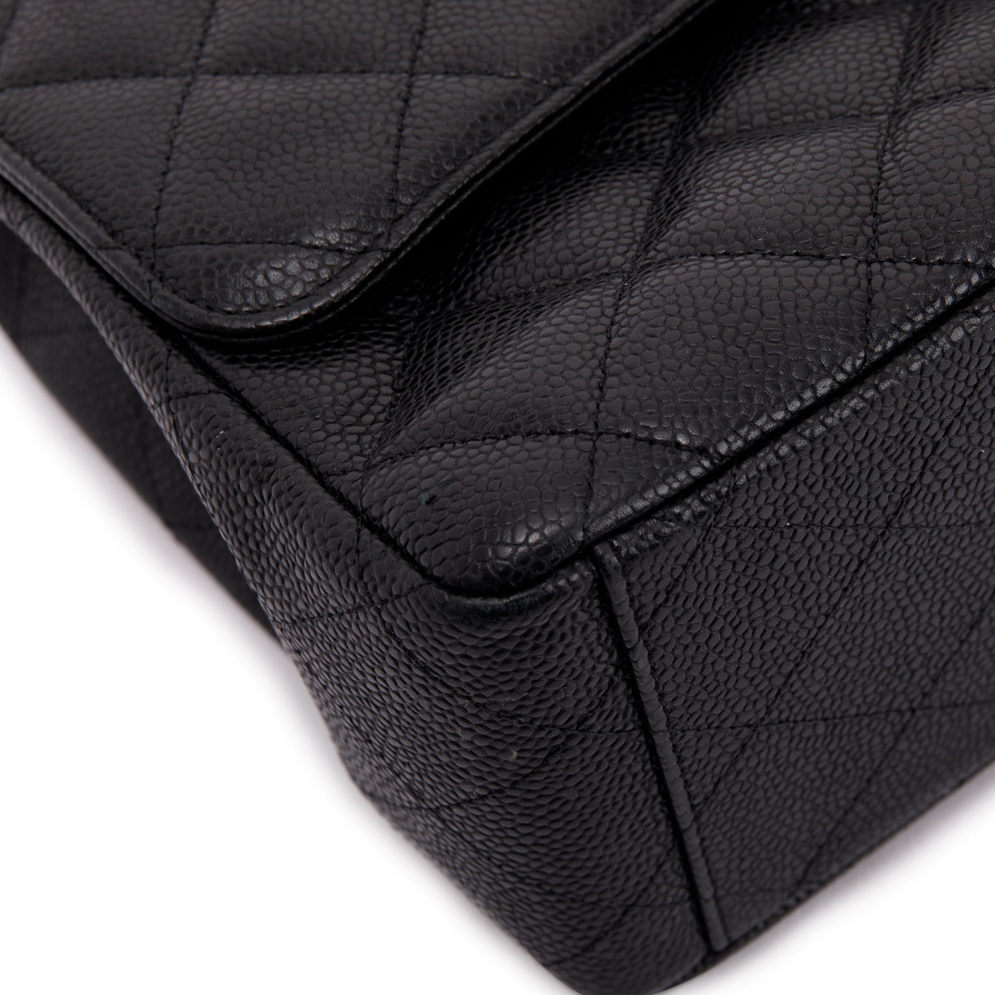 Chanel Black Caviar Classic Maxi Single Flap Bag