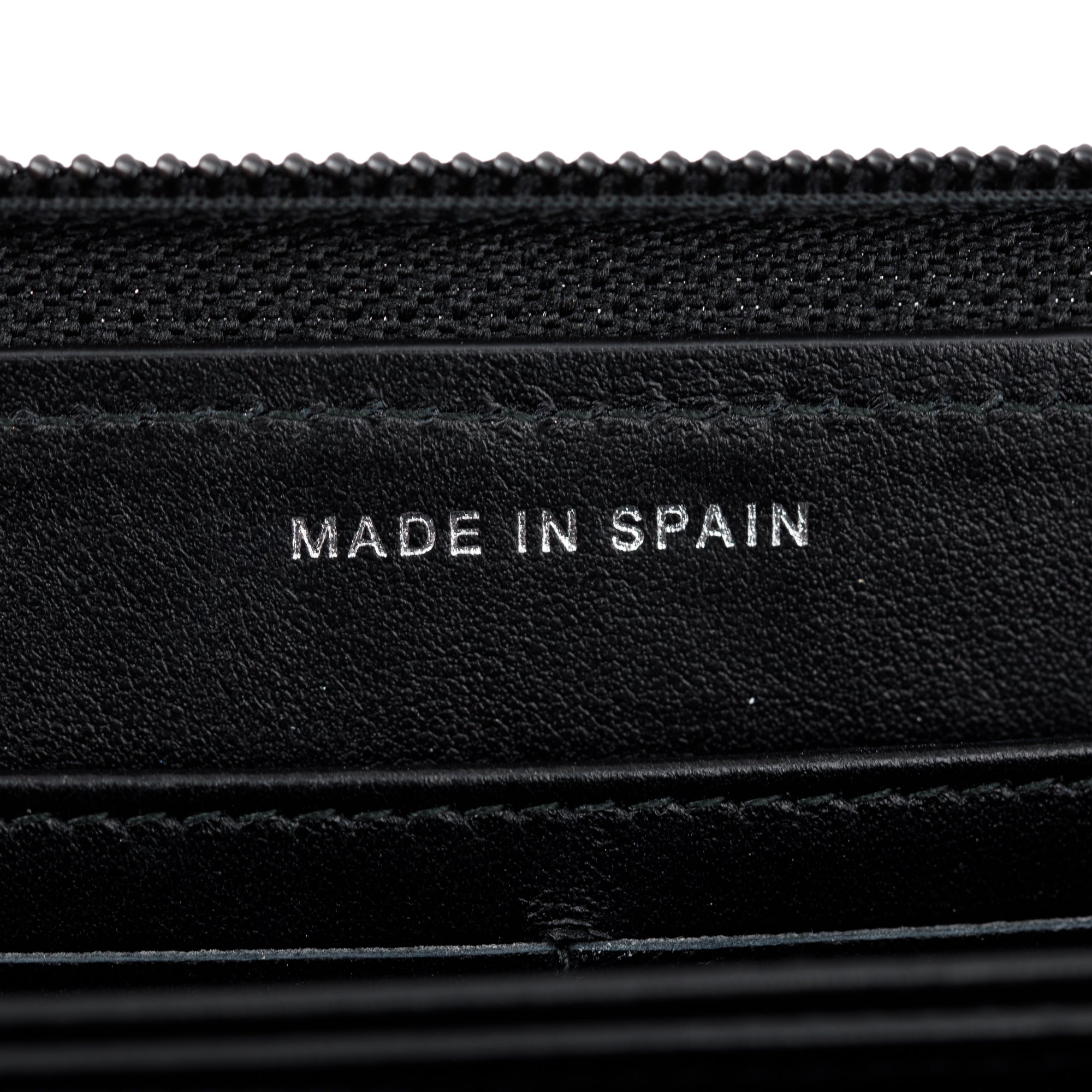 Chanel Black Caviar Leather Boy Long Zip Around Wallet w/ Box & Authenticity Card