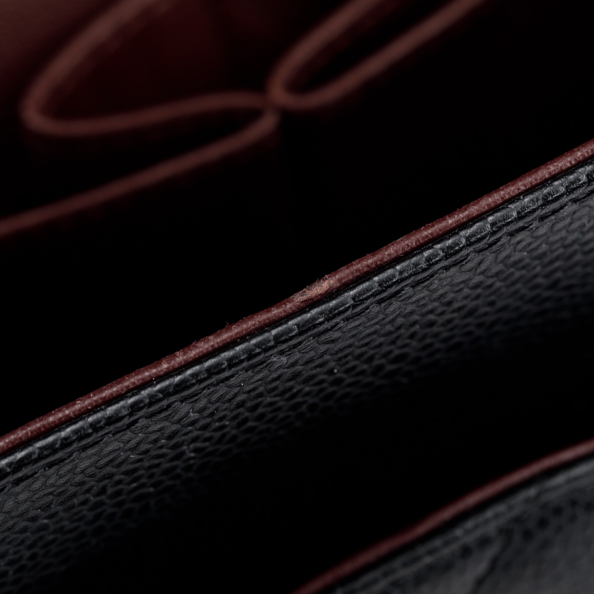 Chanel Black Caviar Leather Classic Jumbo Double Flap Bag w/ Box, Authenticity Card & Receipt