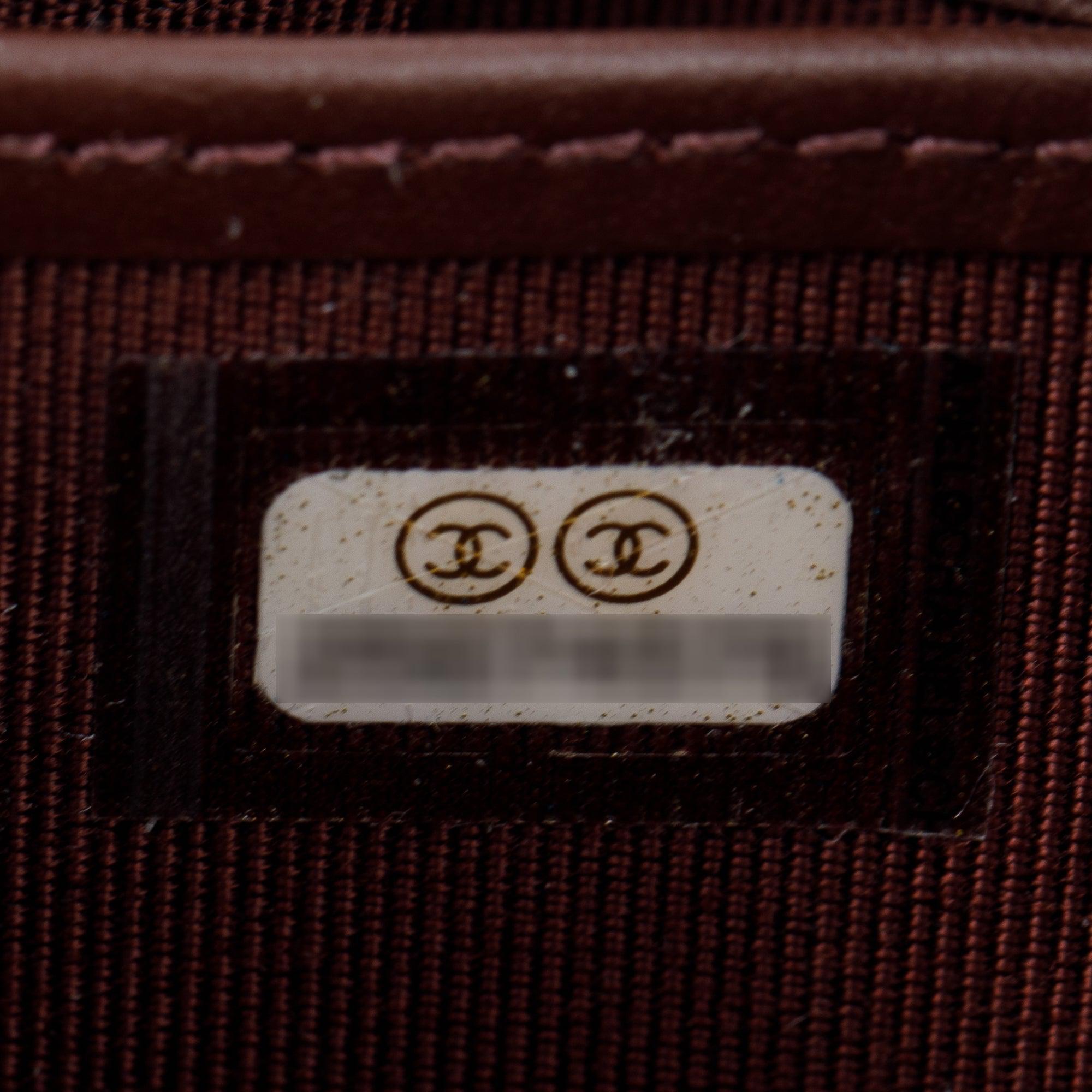 Chanel Black Caviar Leather Classic Long Flap Wallet