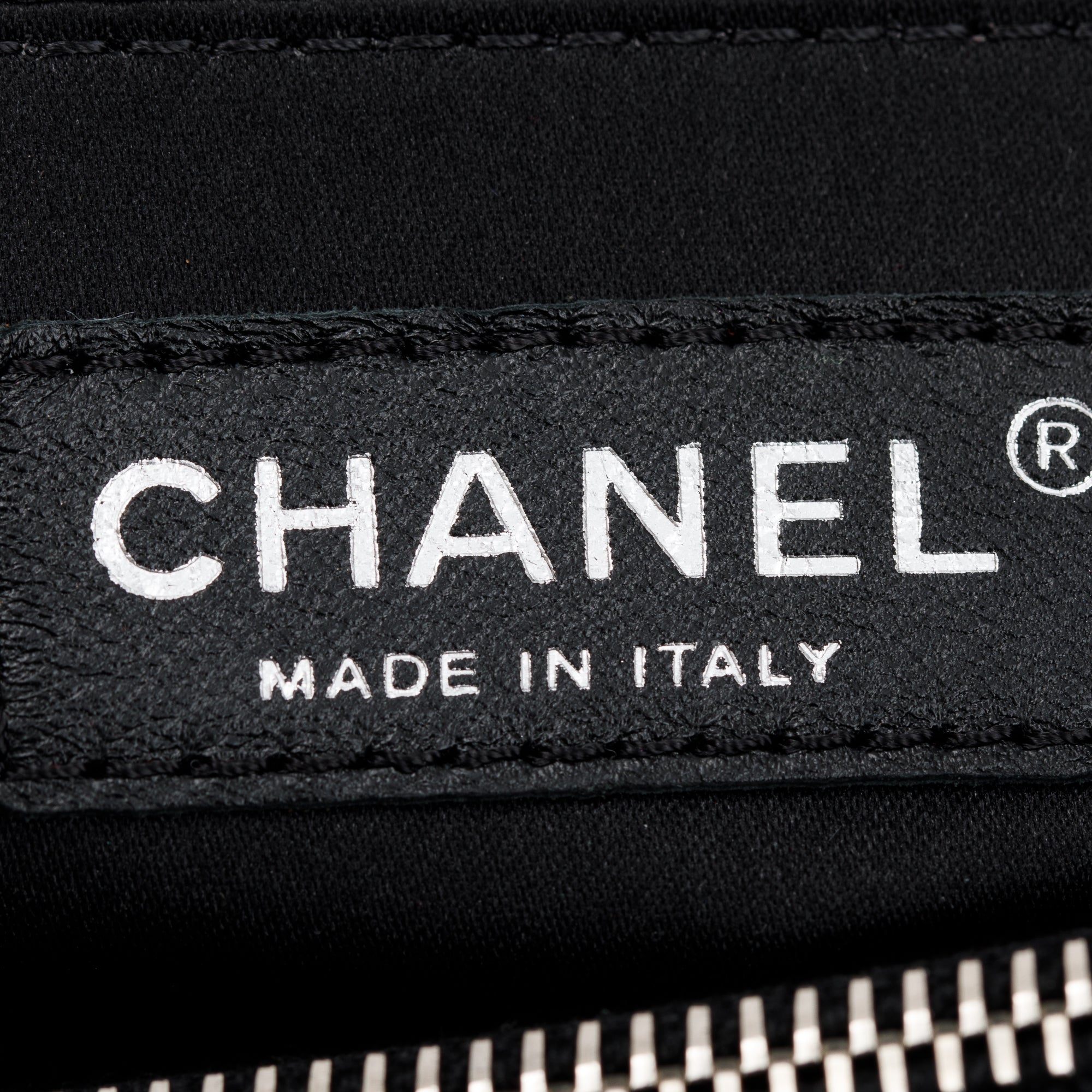 Chanel Black Caviar Leather Grand Shopping Tote (GST) w/ Authentcity Card