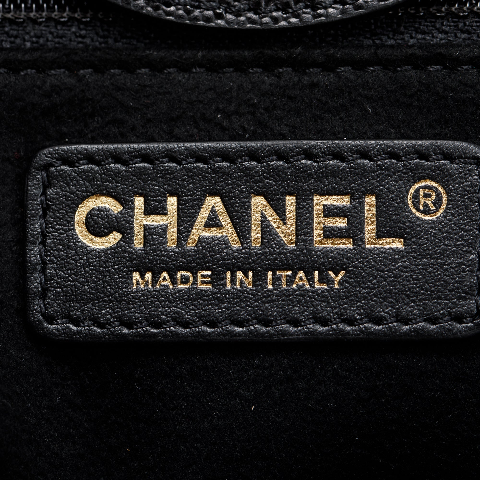 Chanel Black Caviar Leather Medium Studded Deauville Tote w/ Box