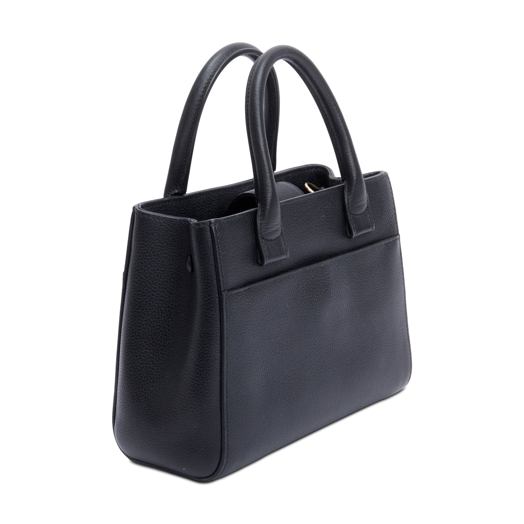 Chanel Black Caviar Leather Mini Neo Executive Tote w/ Strap & Authenticity Card