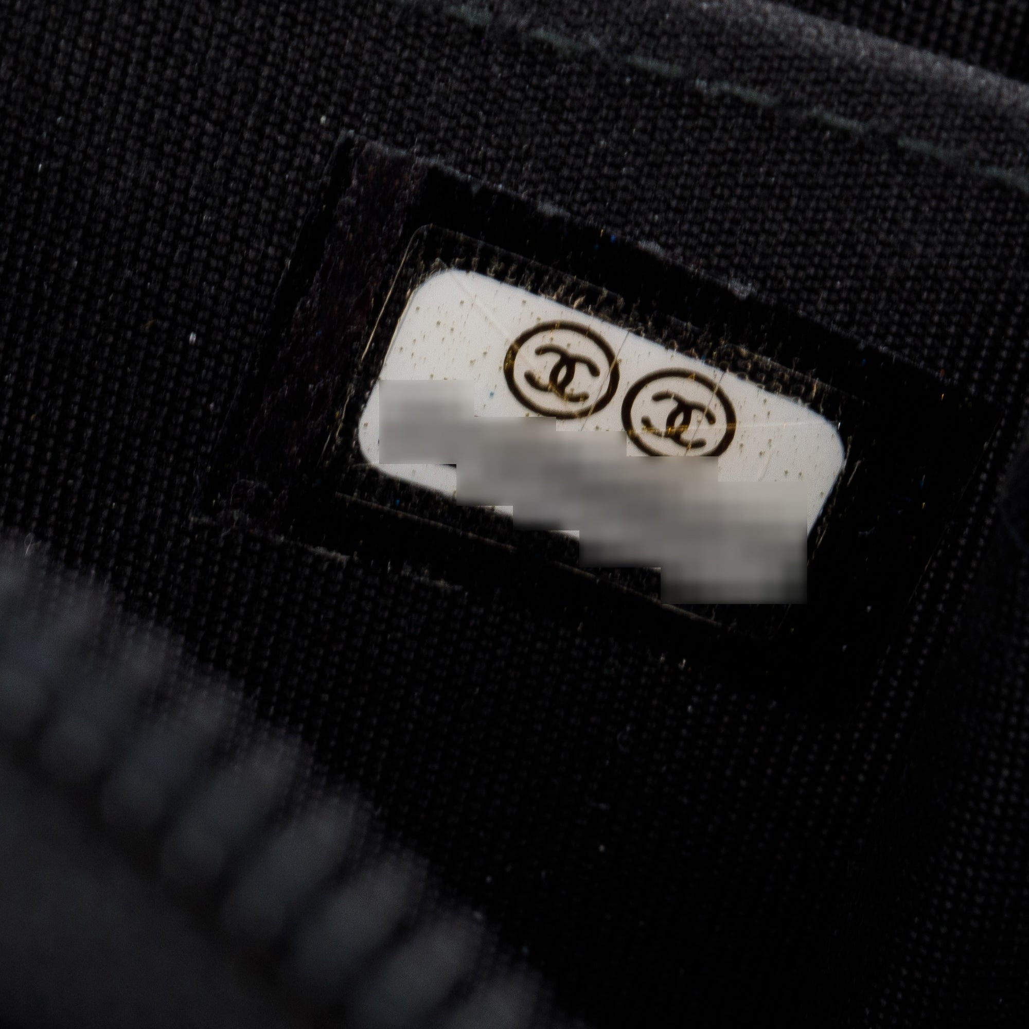 Chanel Black Caviar Leather Zip Around Boy Coin Purse w/ Box & Authenticity Card