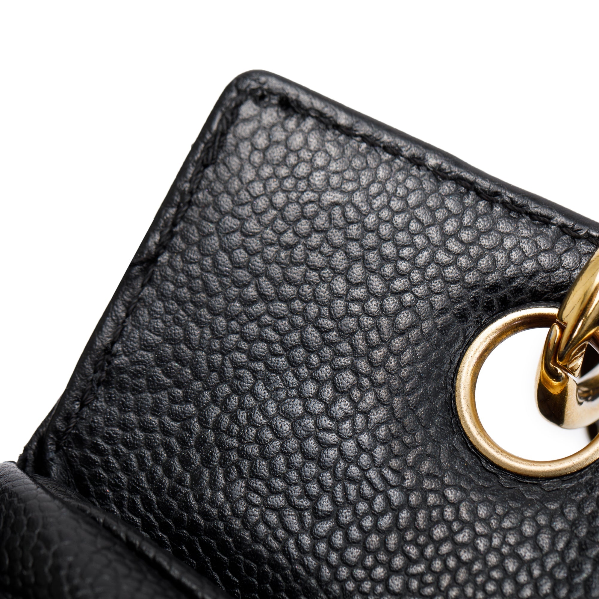 Chanel Black Caviar Quilted Leather Petit Timeless Tote