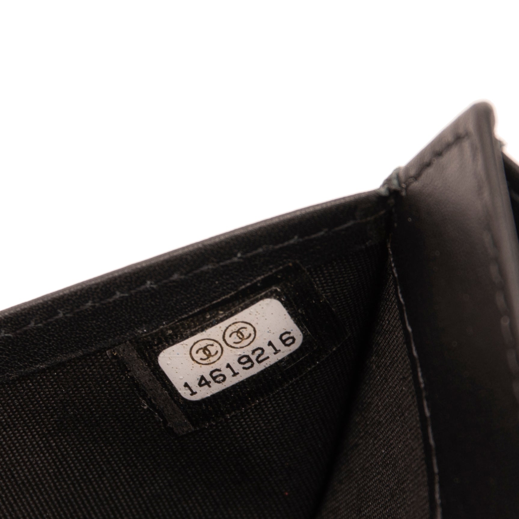 Chanel Black Caviar Timeless Continental Wallet w/ Authenticity Card