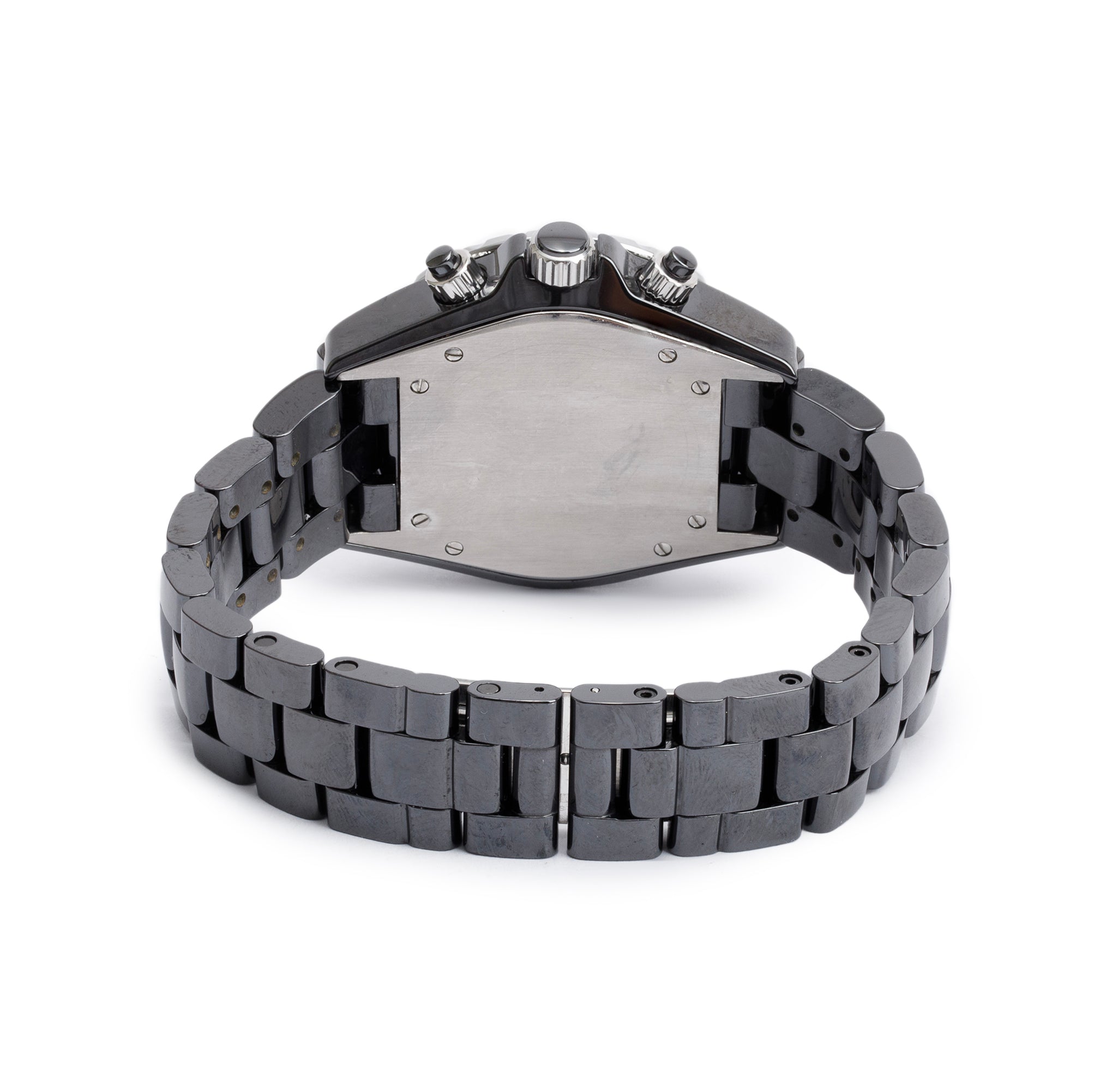 Chanel Black Ceramic J12 41 MM Chronograph Automatic Watch H0940