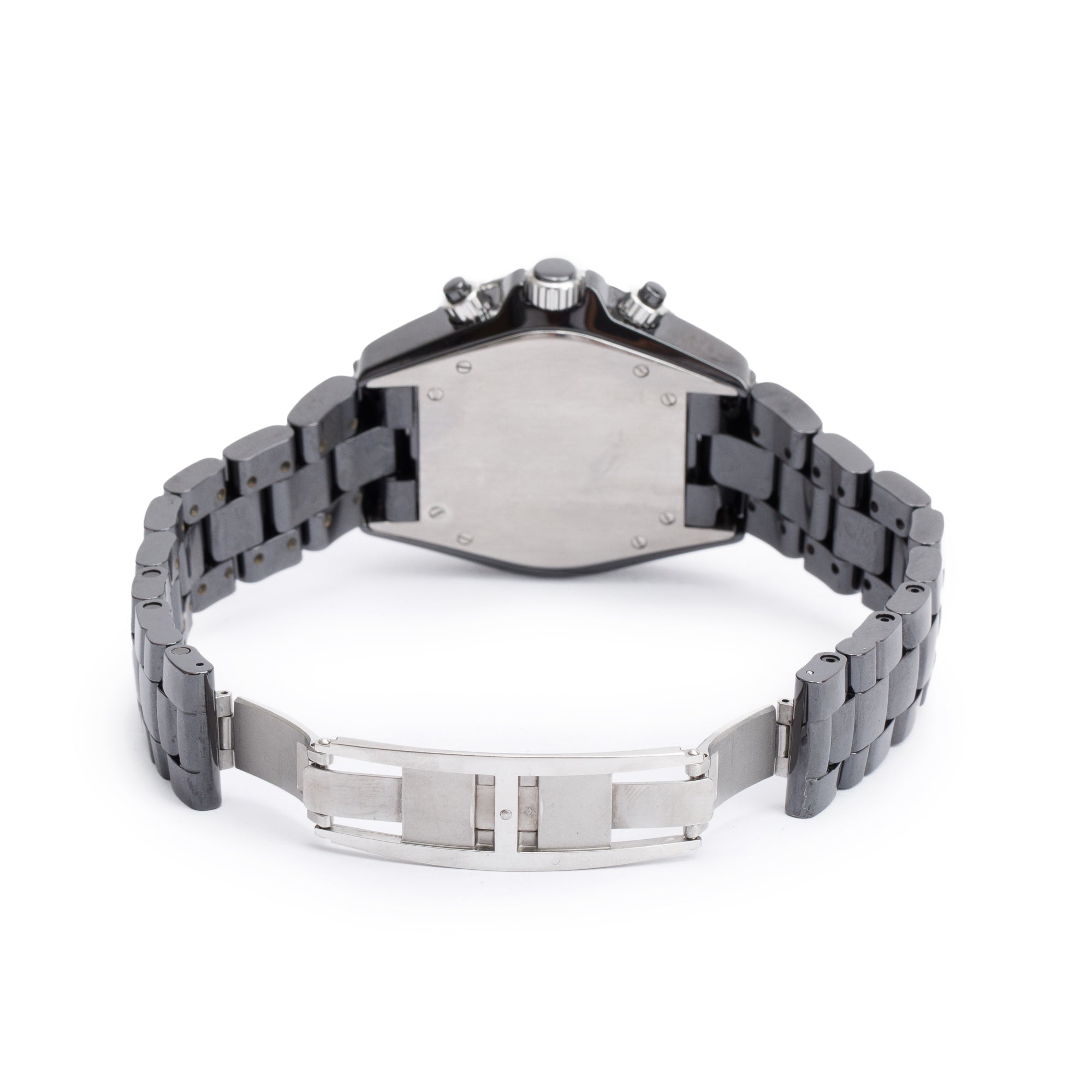 Chanel Black Ceramic J12 41 MM Chronograph Automatic Watch H0940