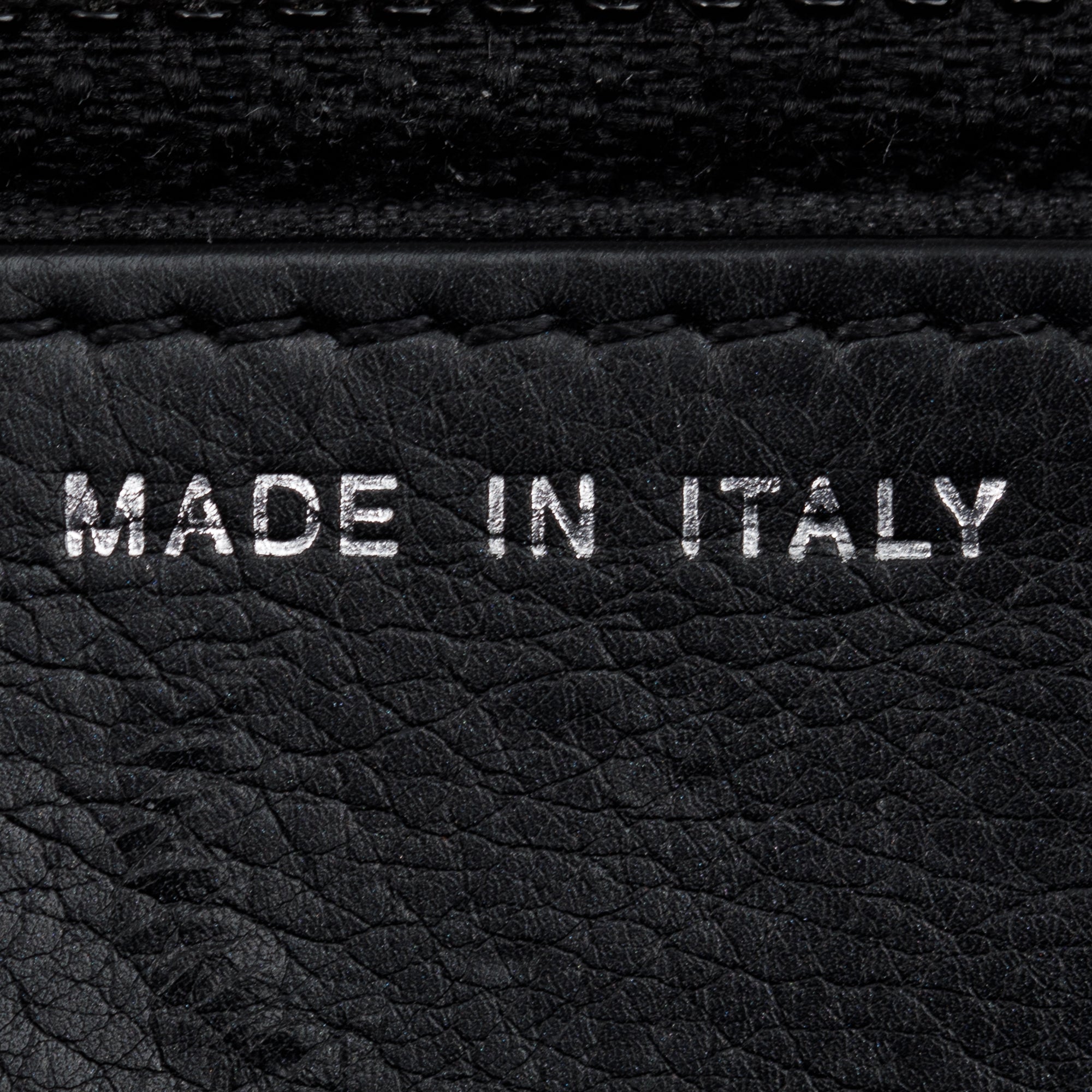 Chanel Black Chevron Boy Wallet on Chain w/ Box, Authenticity Card & Receipt