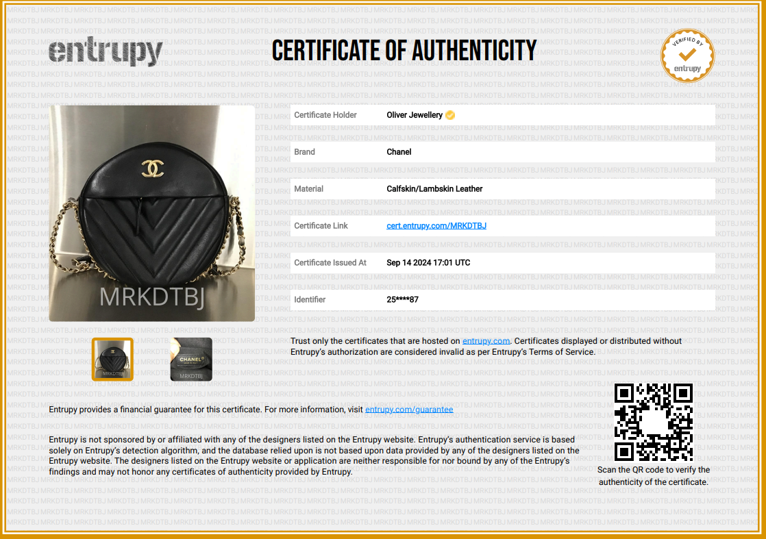 Chanel Black Chevron Leather Round as Earth Crossbody Bag