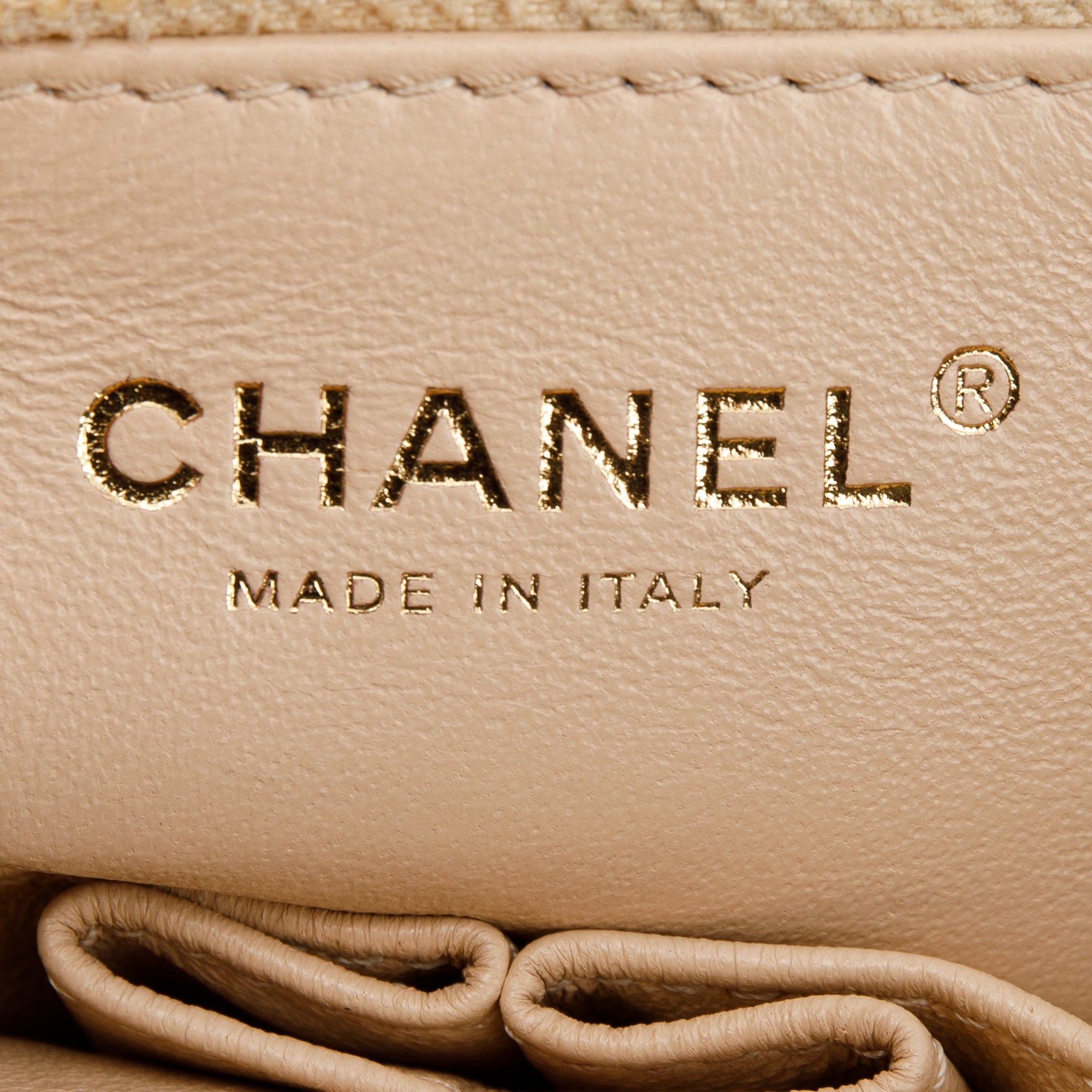 Chanel Black Chevron Subtle Flap Bag w/ Box & Authenticity Card