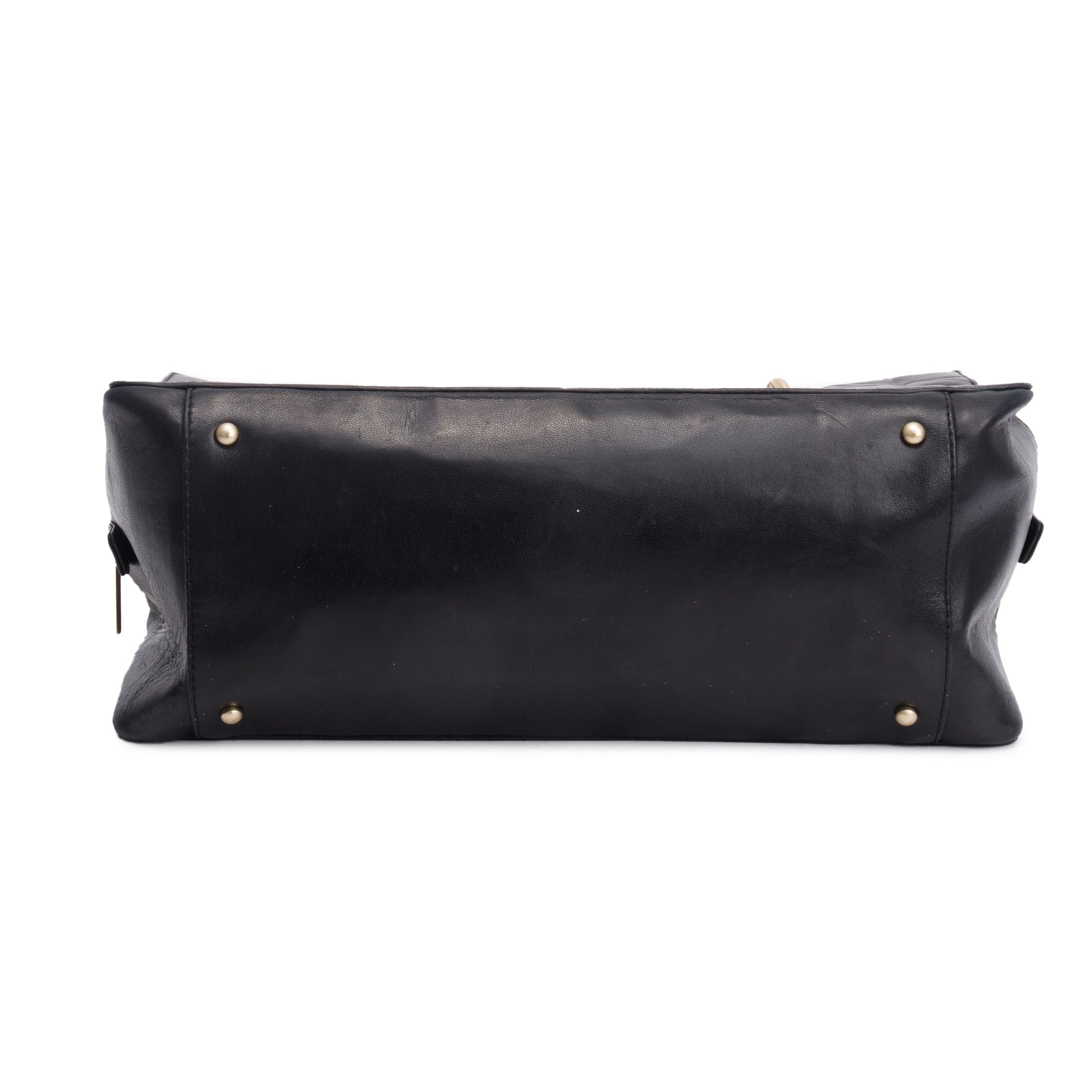 Chanel Black Chocolate Bar Quilted Leather Petit Timeless Tote w/ Box & Authenticity Card