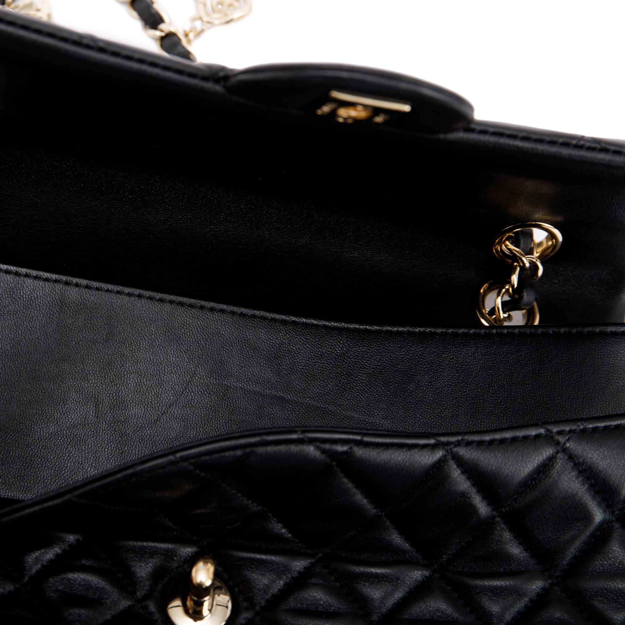 Chanel Black Classic Medium Valentine Flap Bag